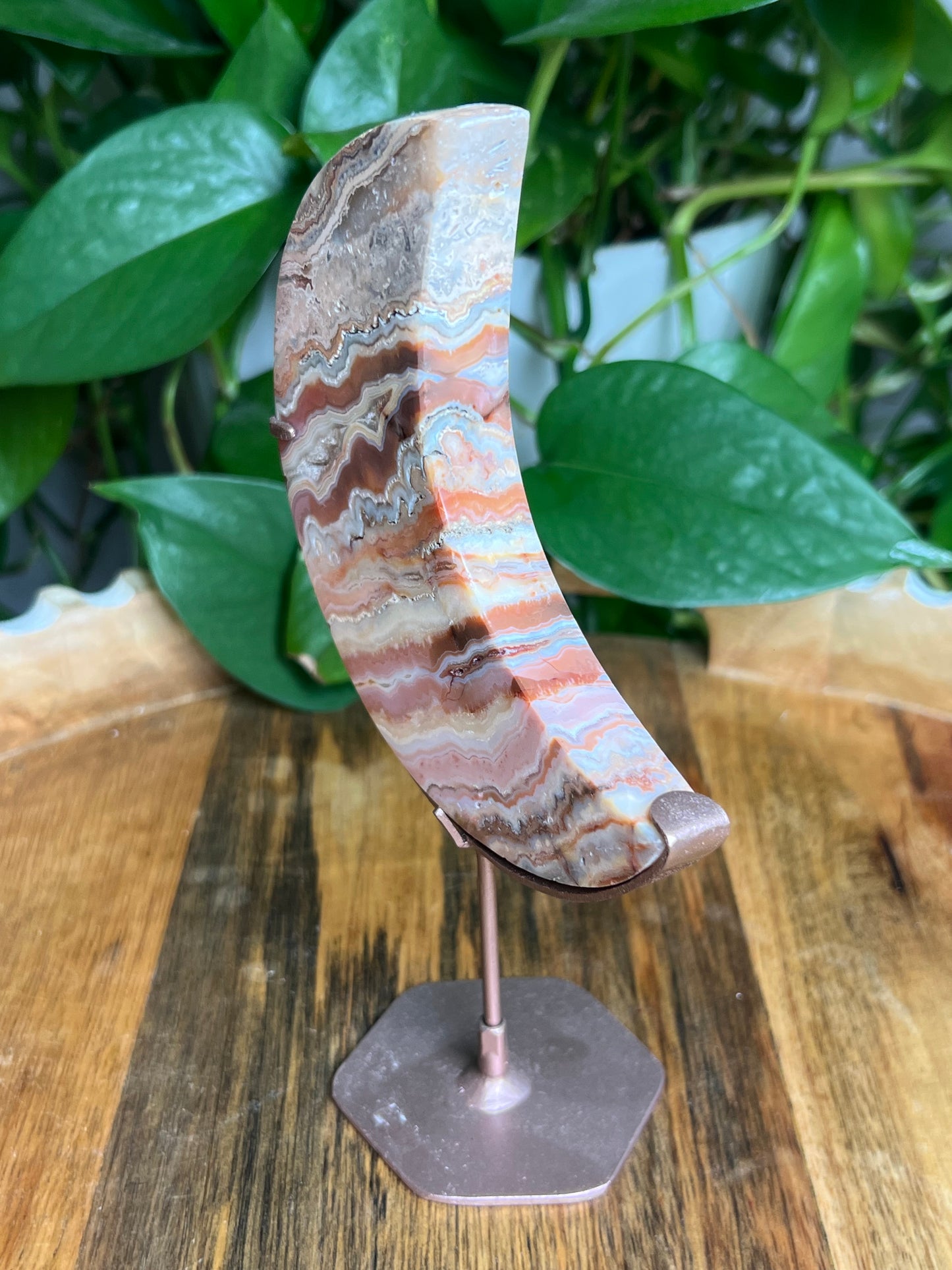 Crazy Lace Agate Moon: XV
