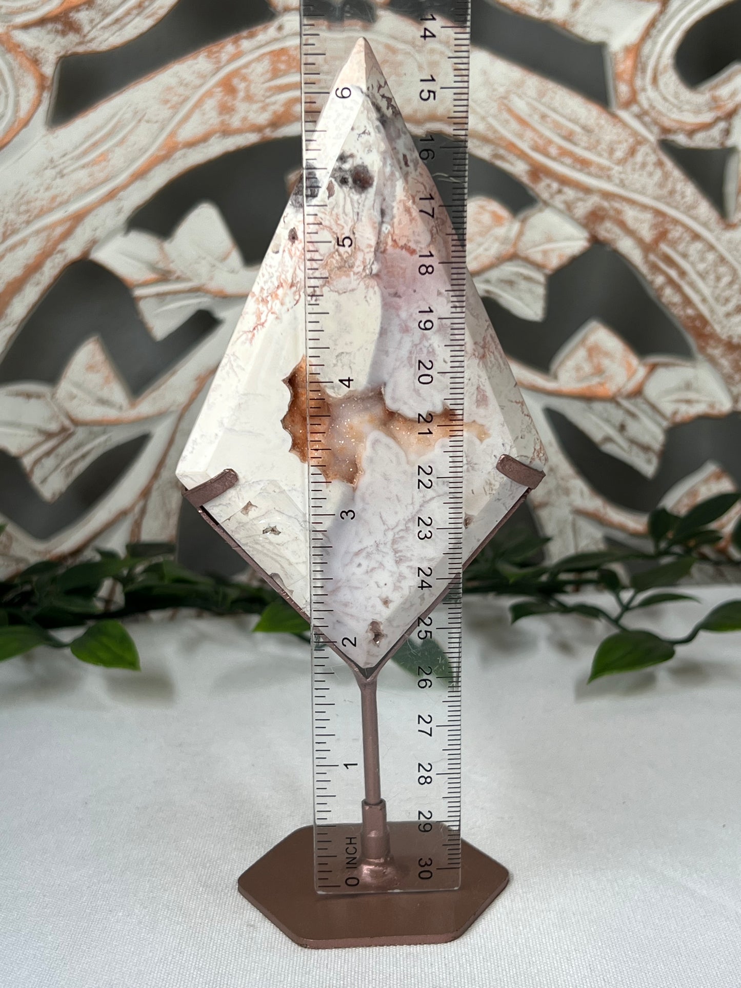 Pink Carnelian Diamond