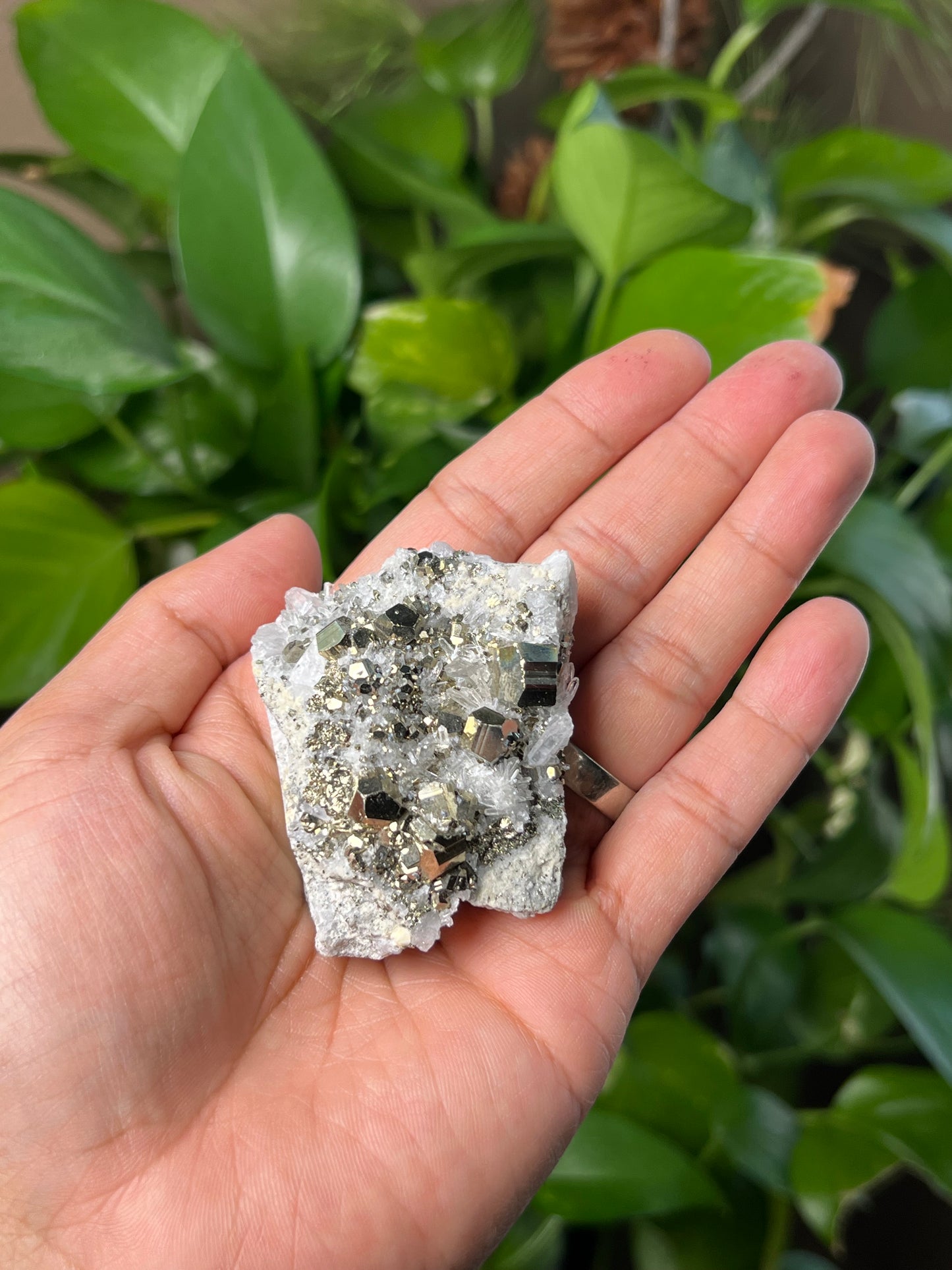 Rainbow Pyrite Quartz