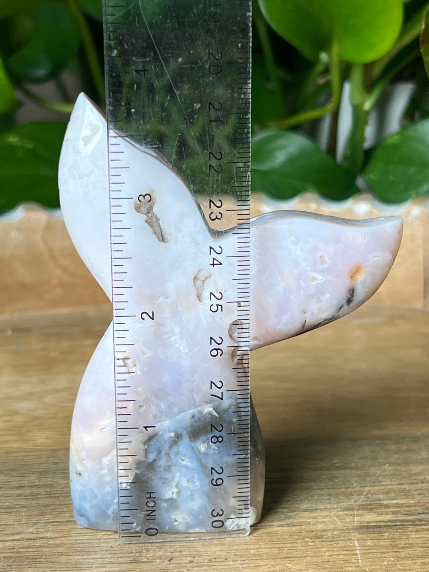 Rainbow Plume Agate Tail: RA