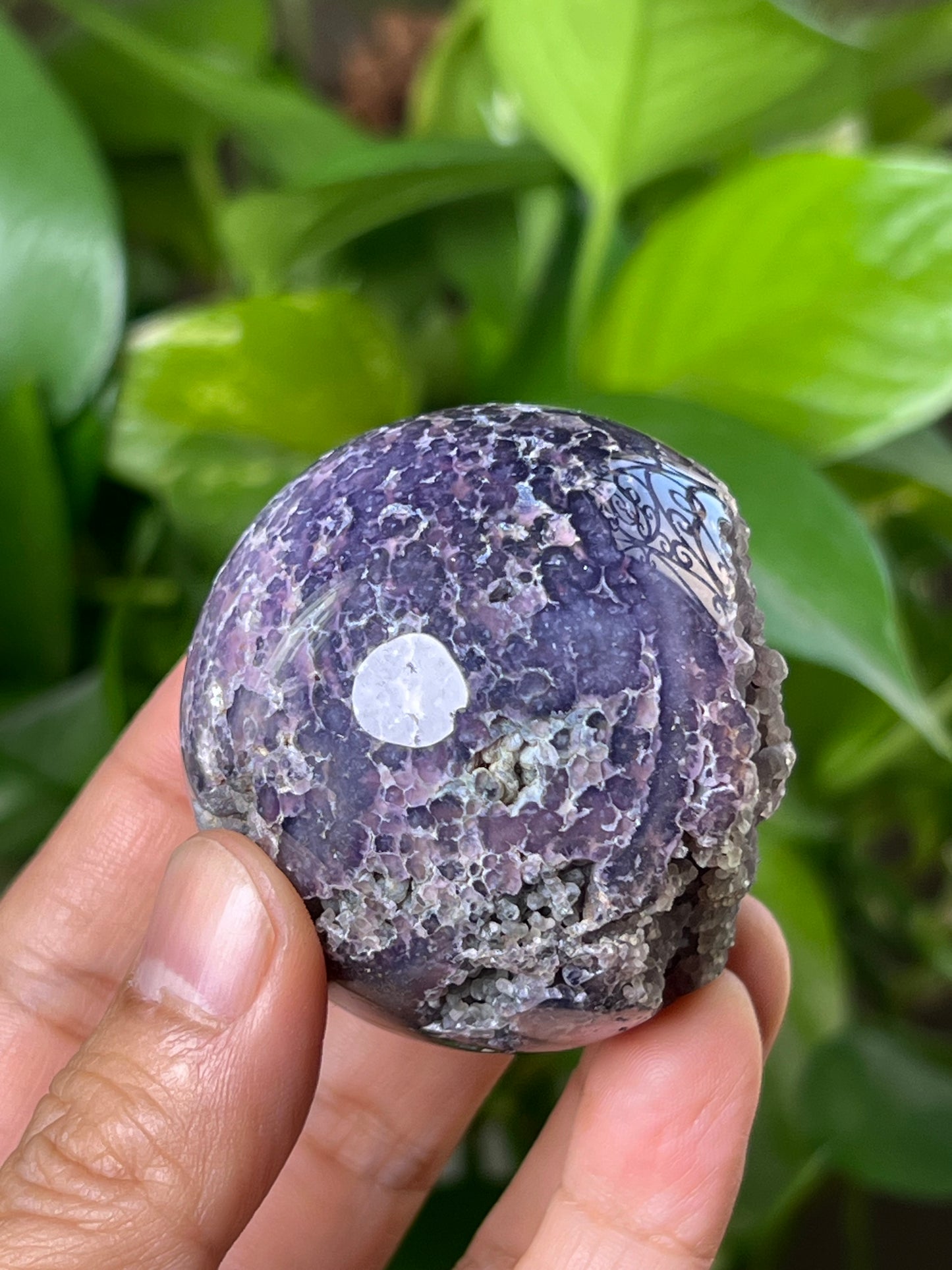 Grape Agate Sphere