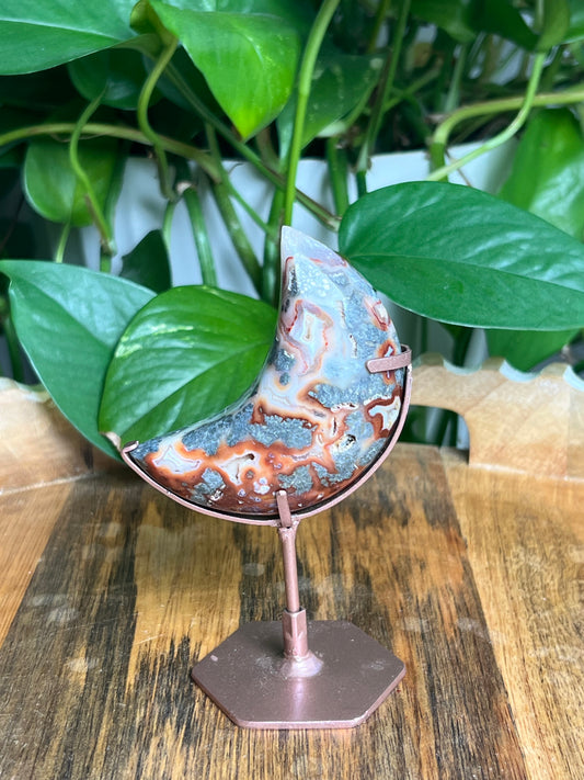 Marcasite Mini Puffy Moon: DC