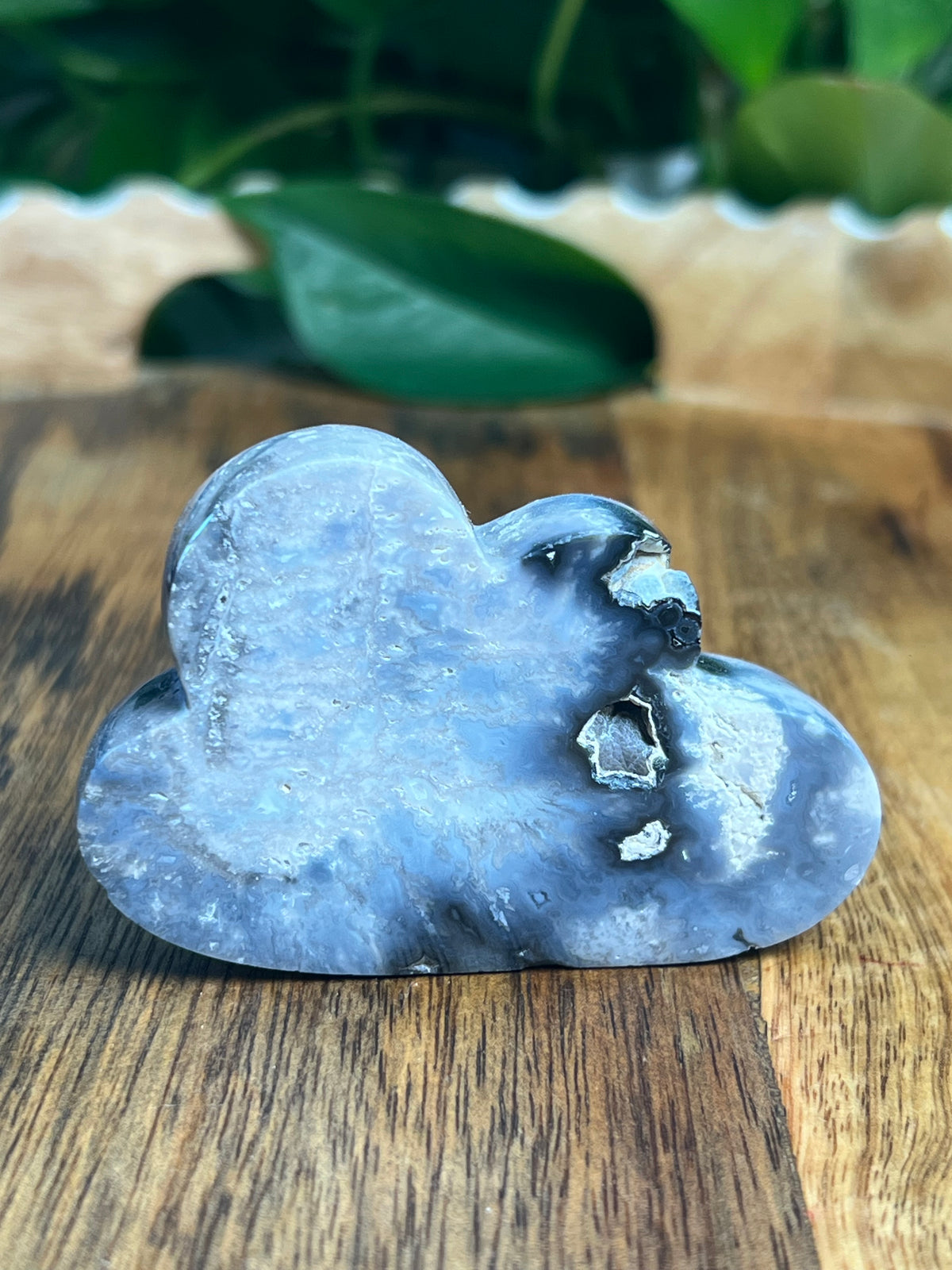 Blue Plume Agate Mini Cloud: PX