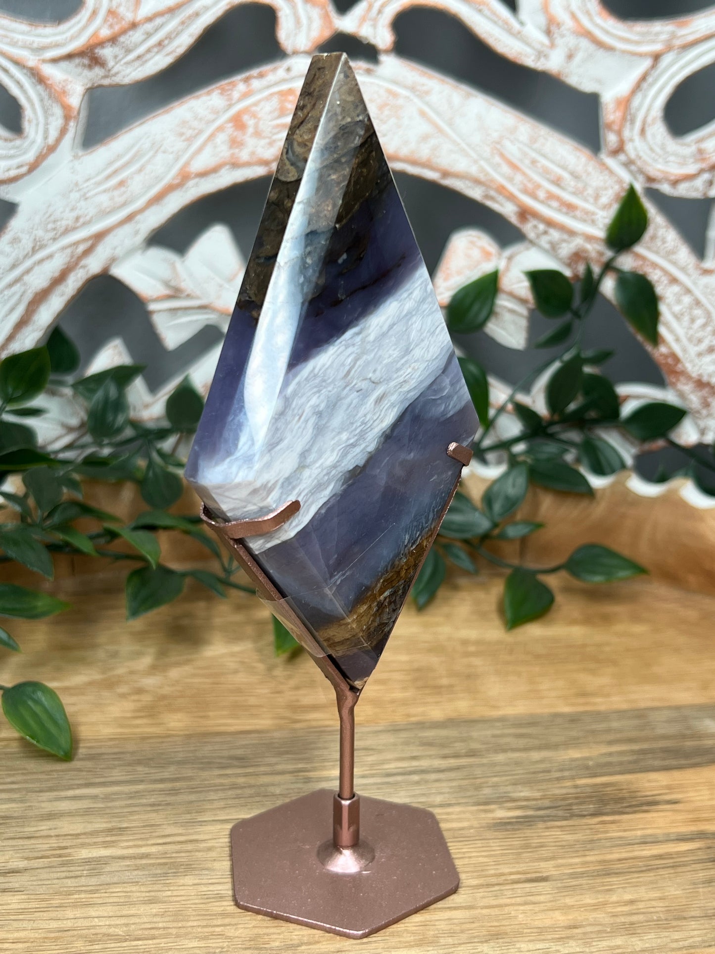 Purple Chalcedony Diamond