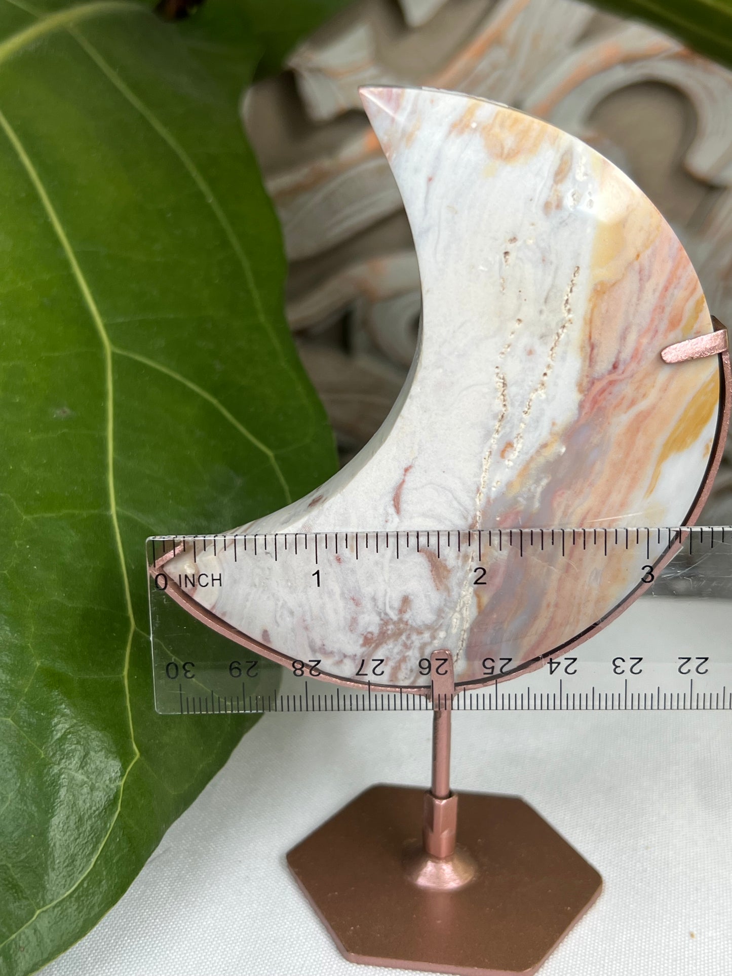 Milky Jasper Moon