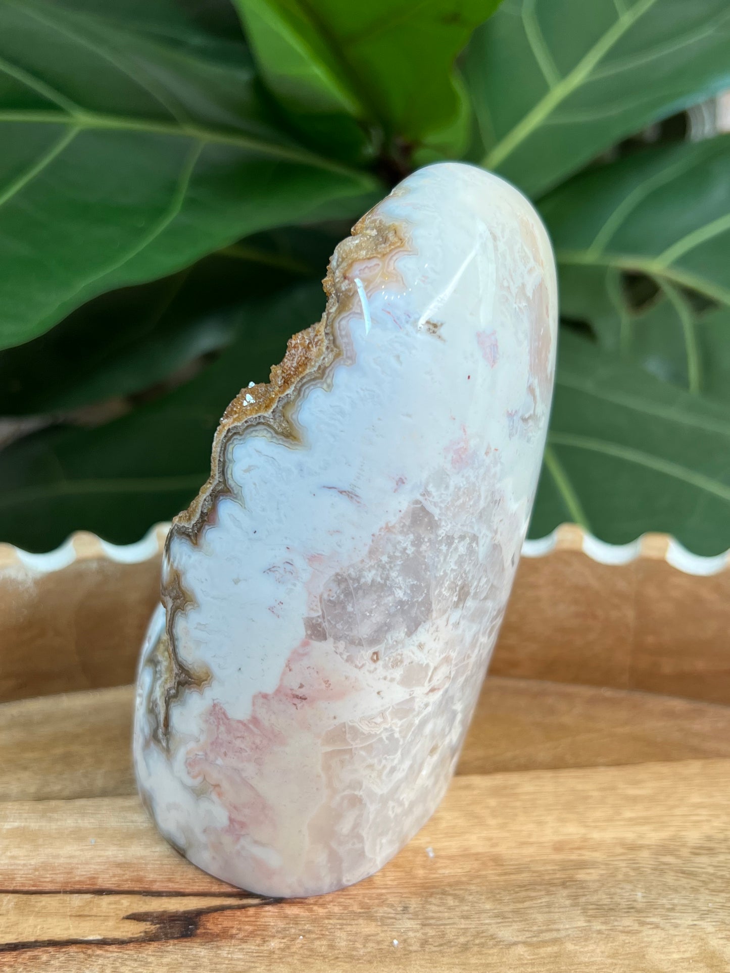 Pink Plume Agate