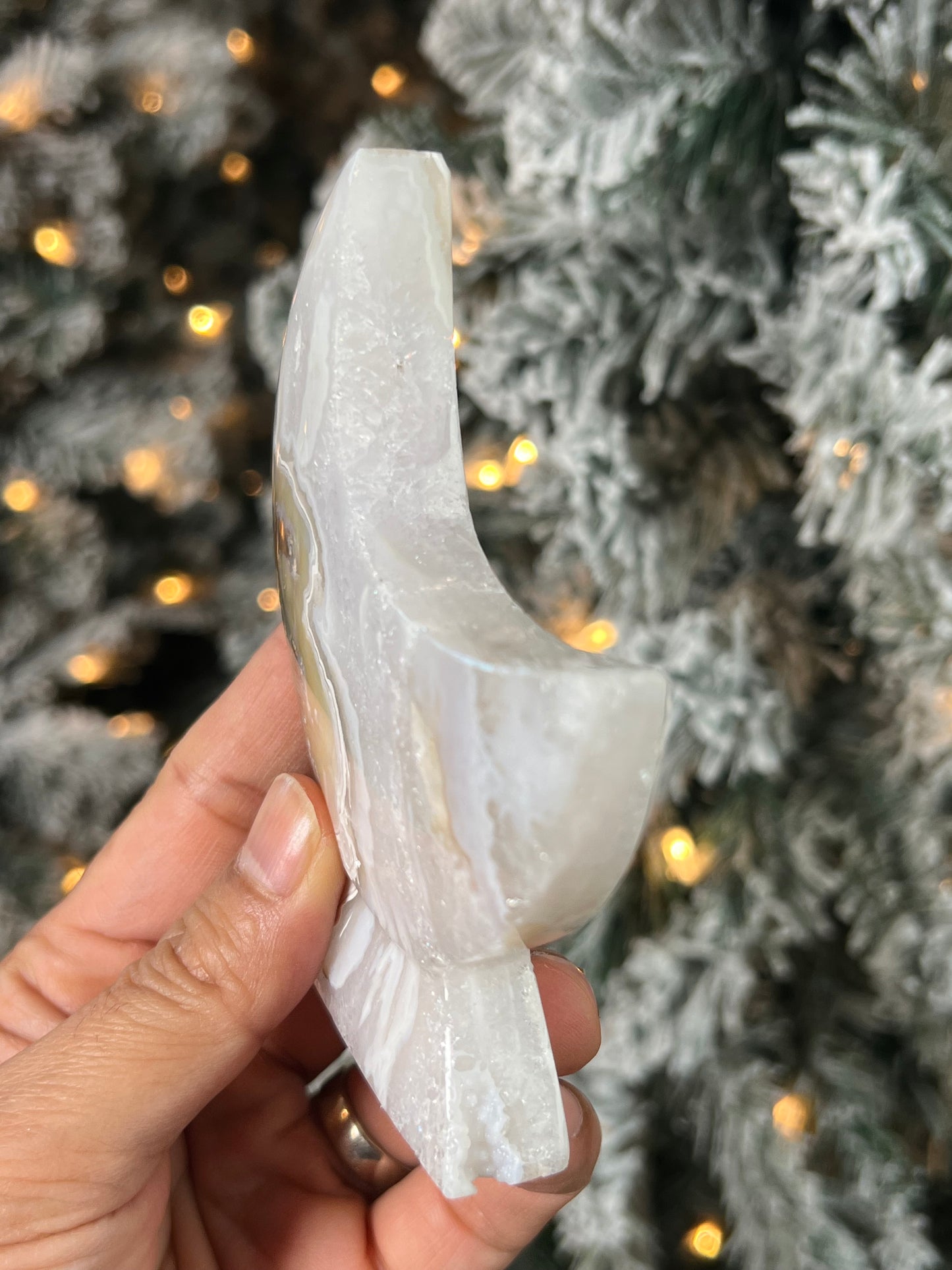 Scenic Moss Agate Moon