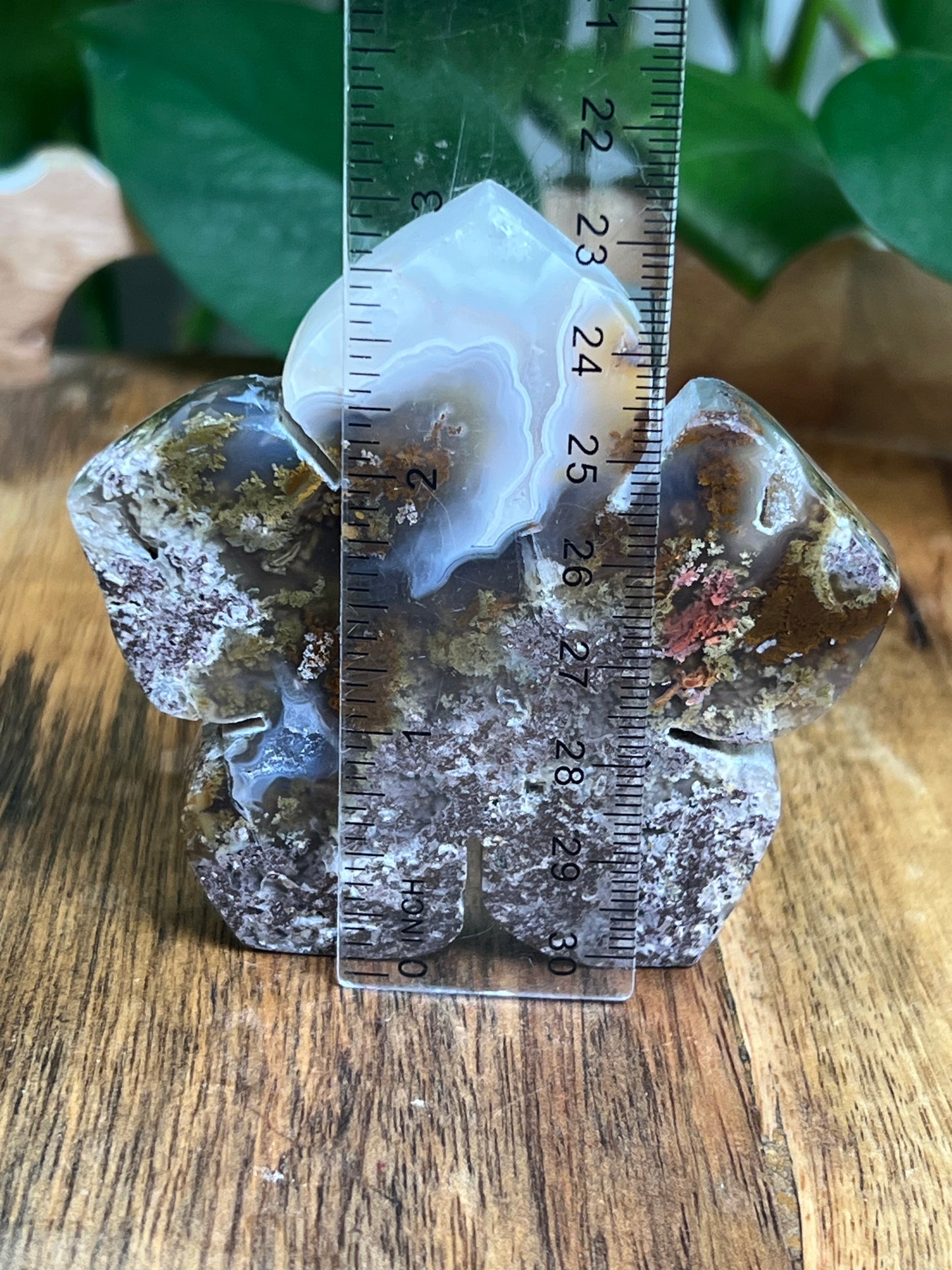 Scenic Moss Agate Flower Ki