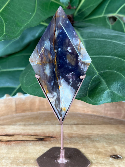 Purple chalcedony Diamond