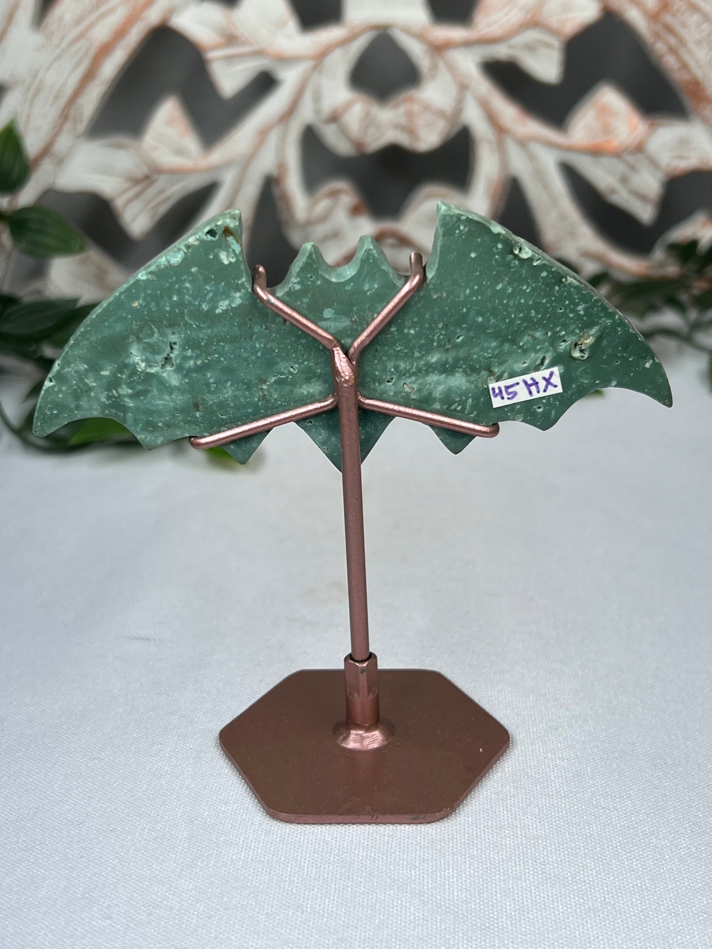 Blue Green Jasper Bat