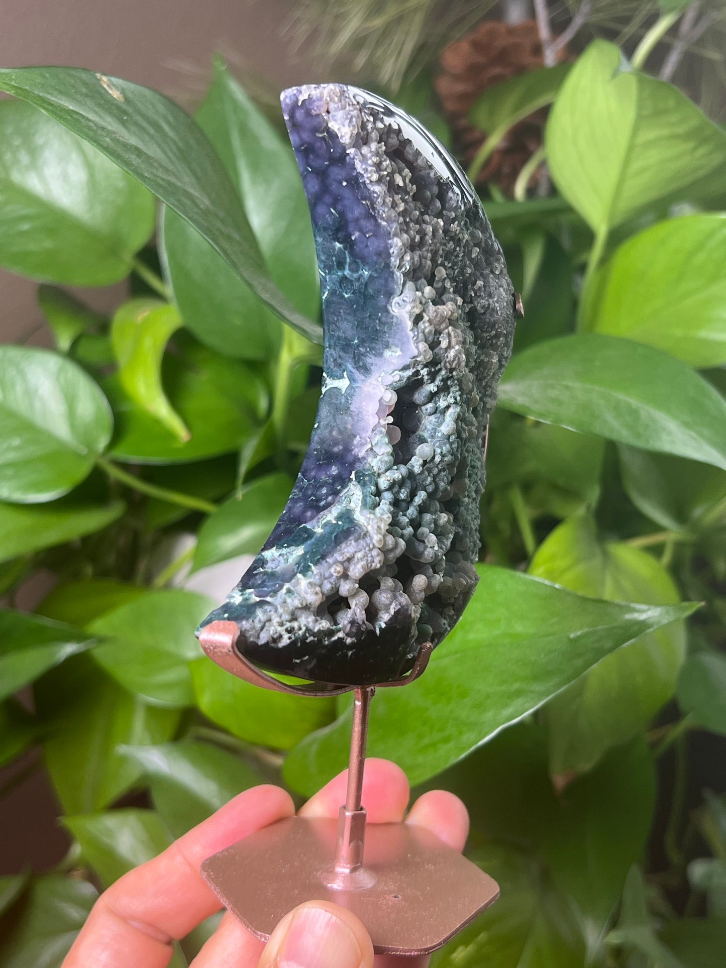 Grape Agate Moon