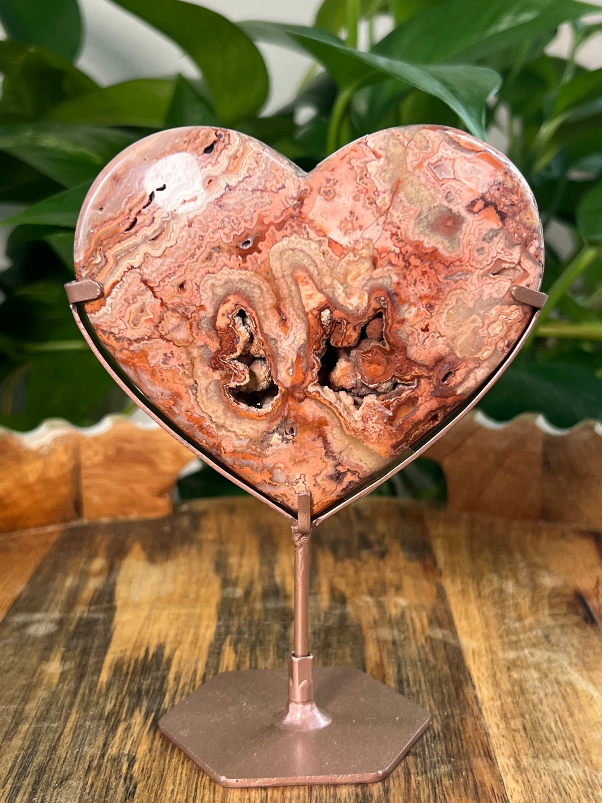 Crazy Lace Agate Heart: NA