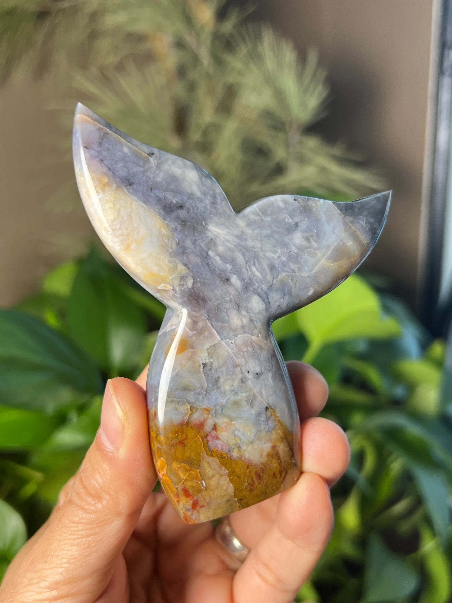 Purple Chalcedony Tail