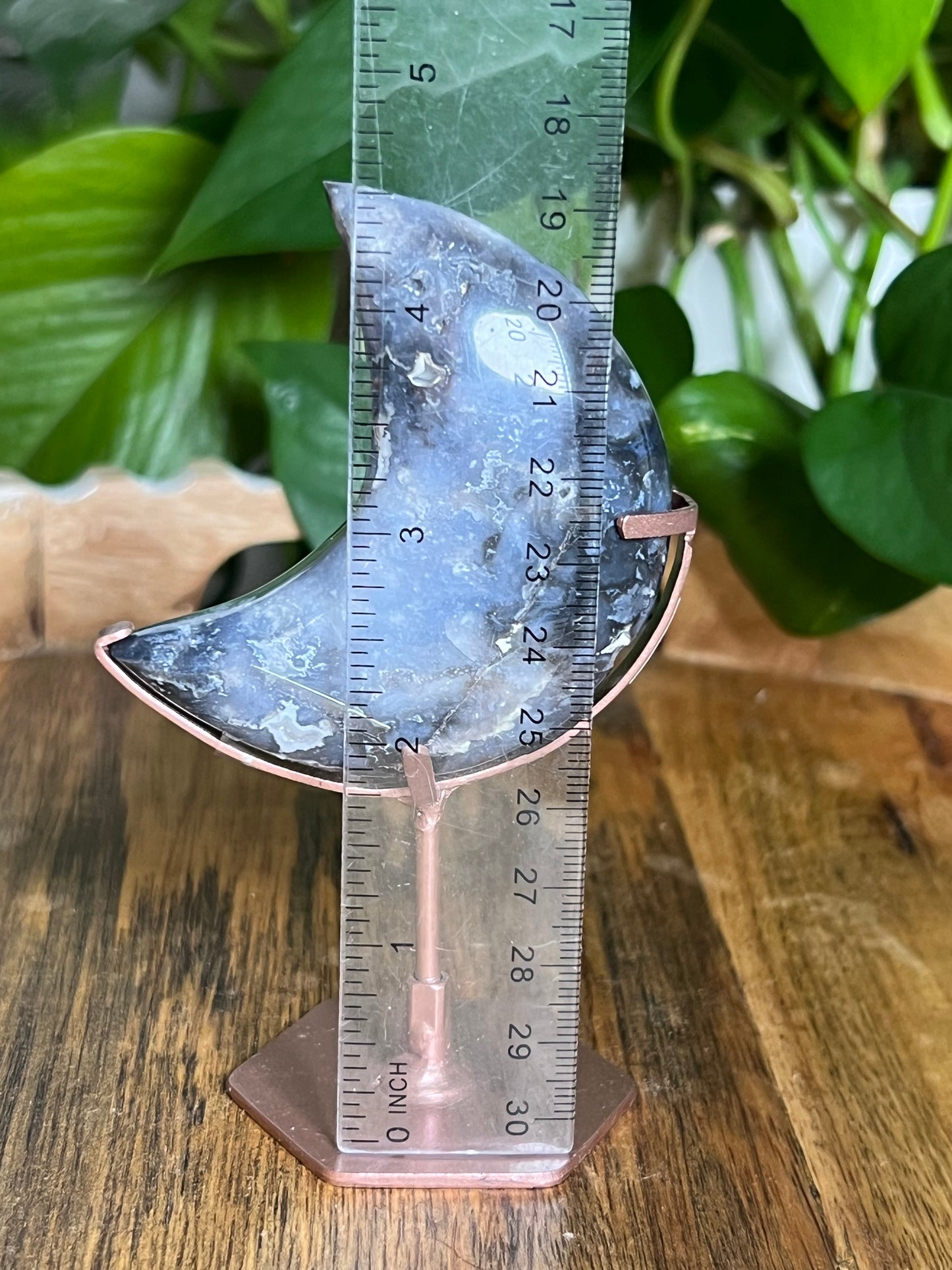 Blue Plume Agate Moon VC