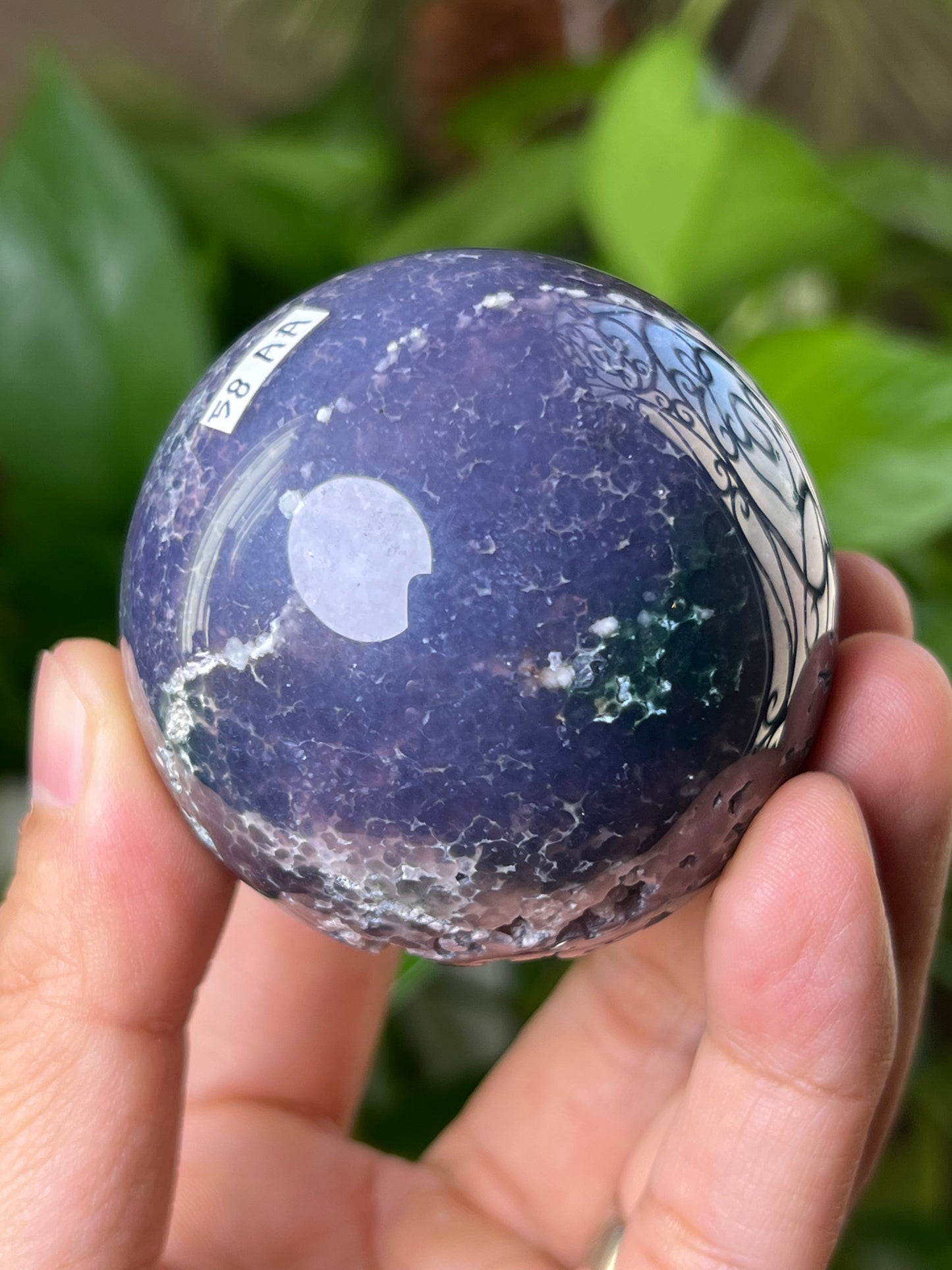 Grape Agate Sphere