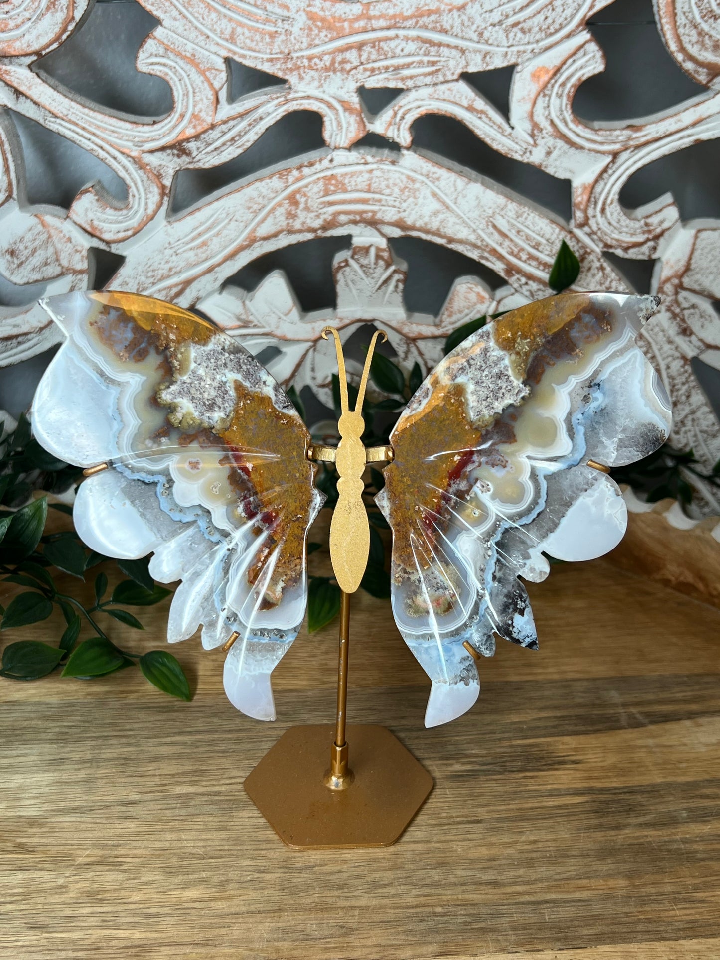 Scenic Moss Agate Wings