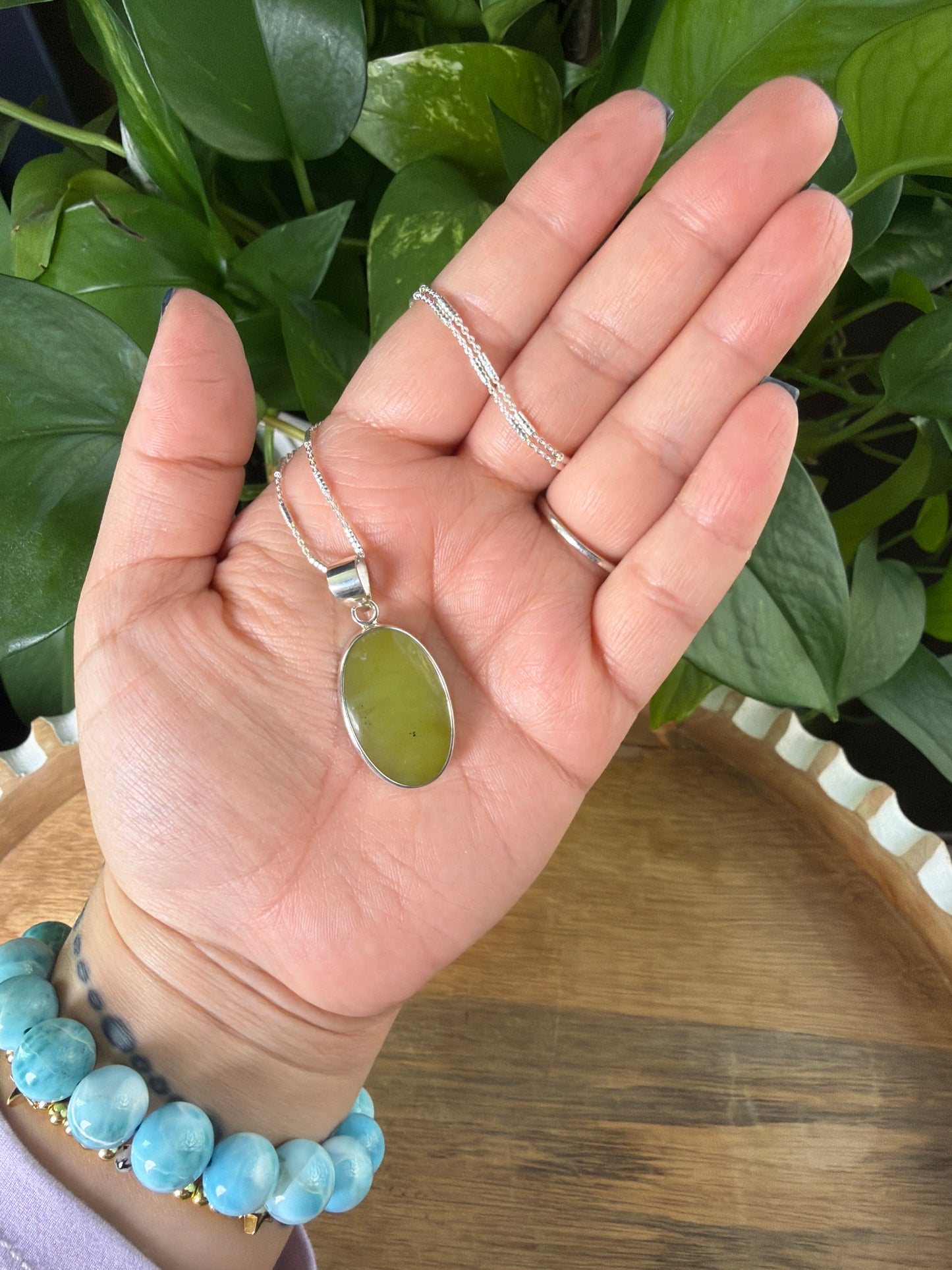 Idocrase Oval Pendant