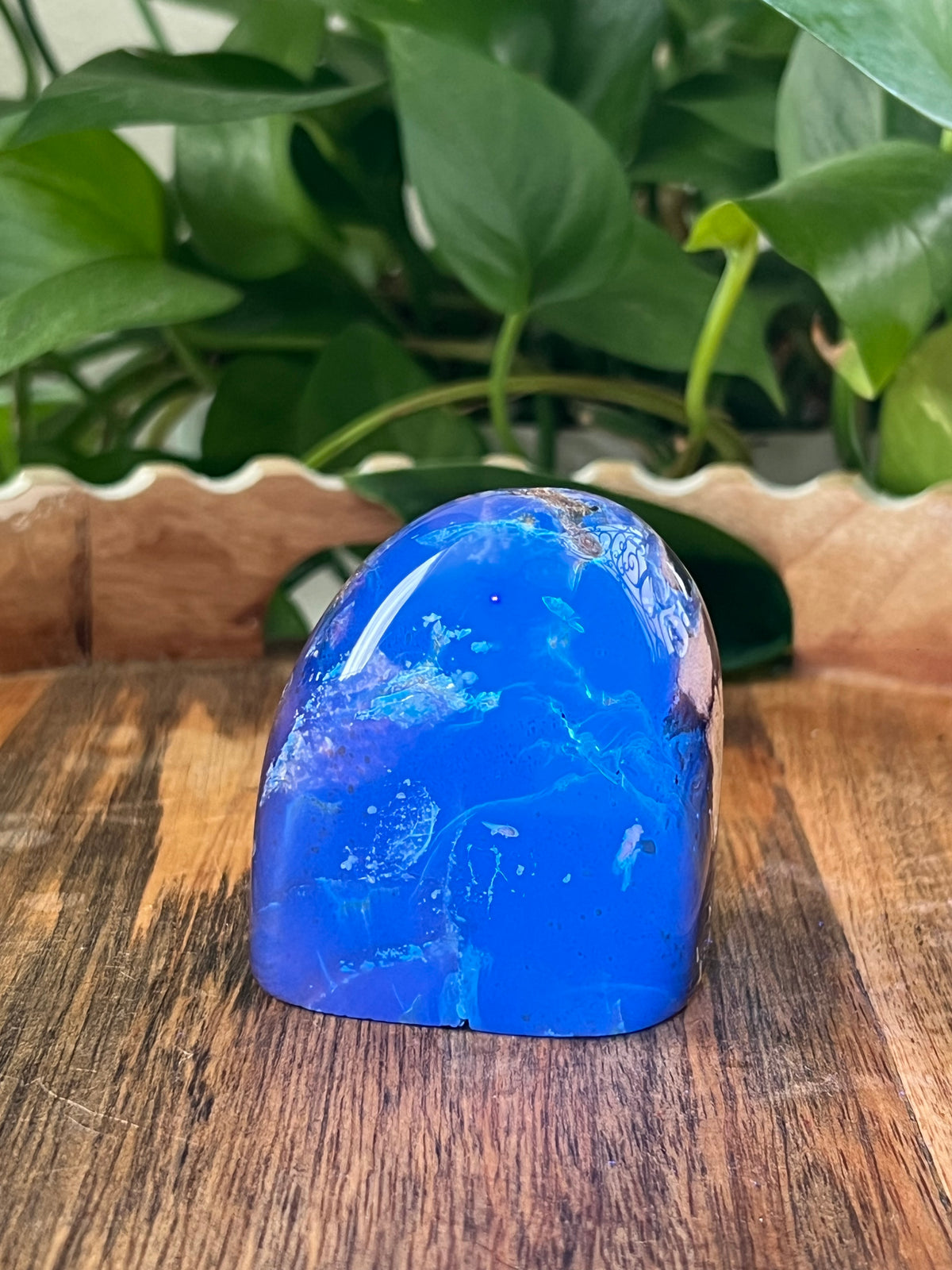 Blue Amber Freeform: H