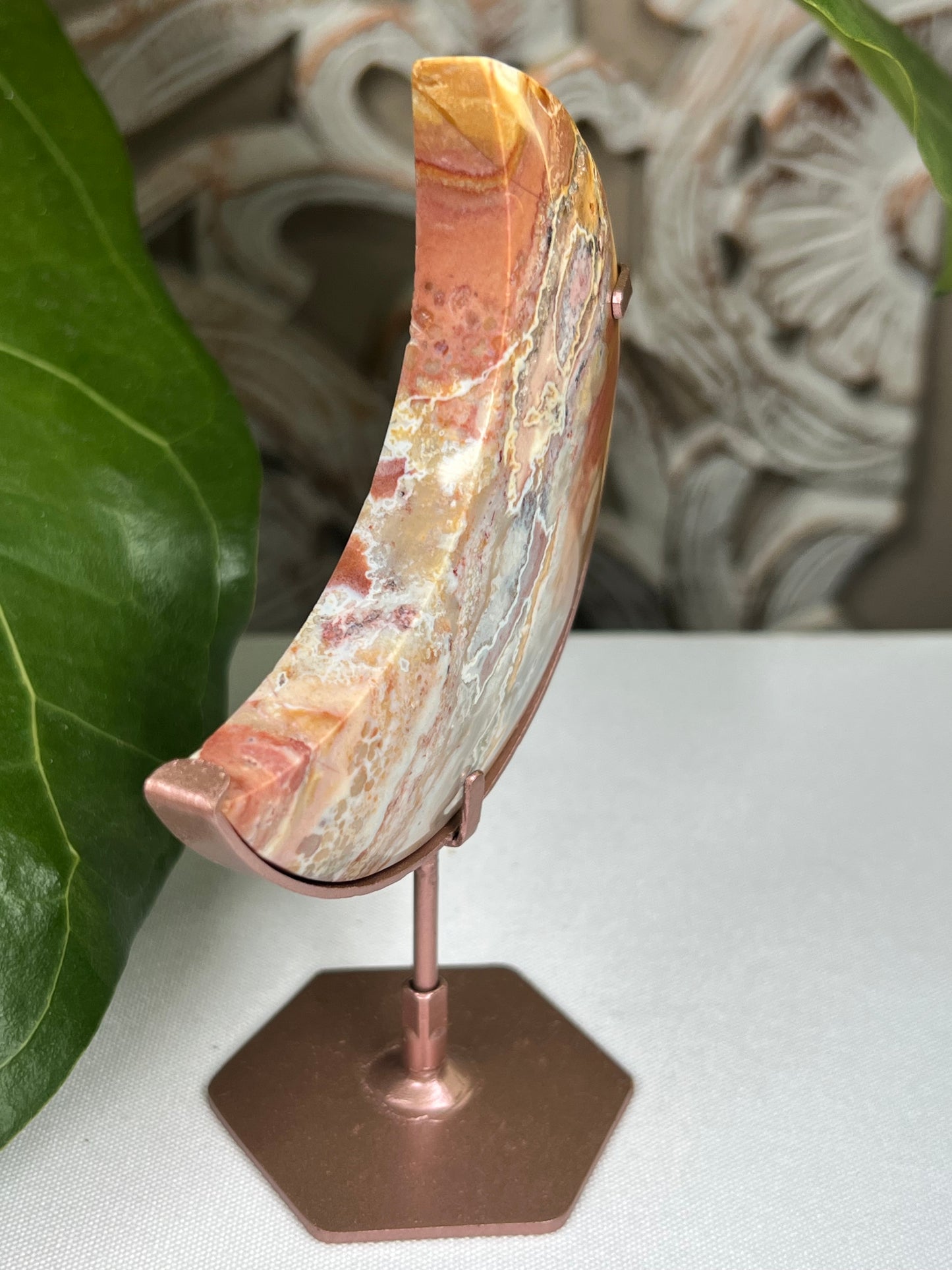Milky Jasper Moon