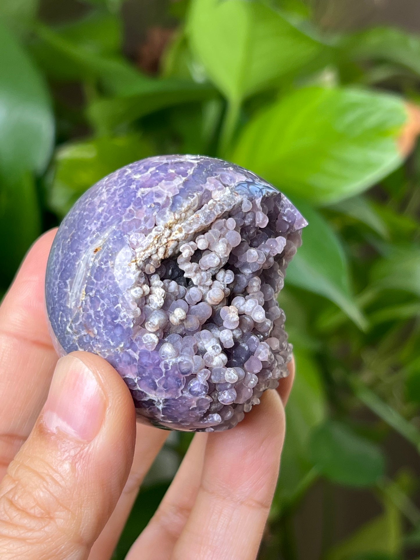 Grape Agate Sphere