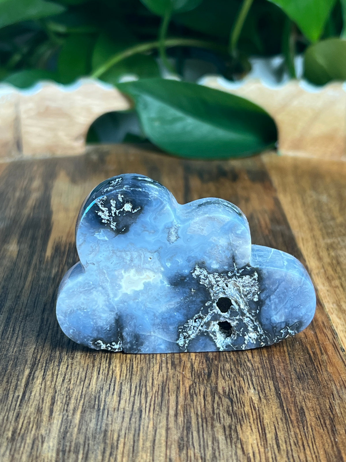 Blue Plume Agate Mini Cloud: PV