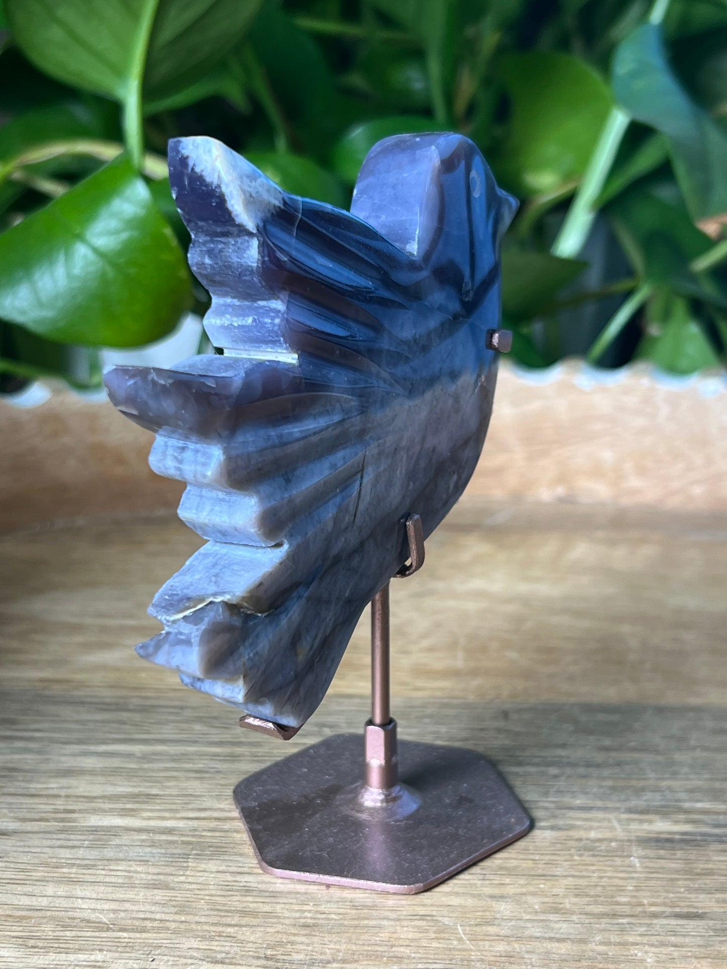 Purple Chalcedony Bird