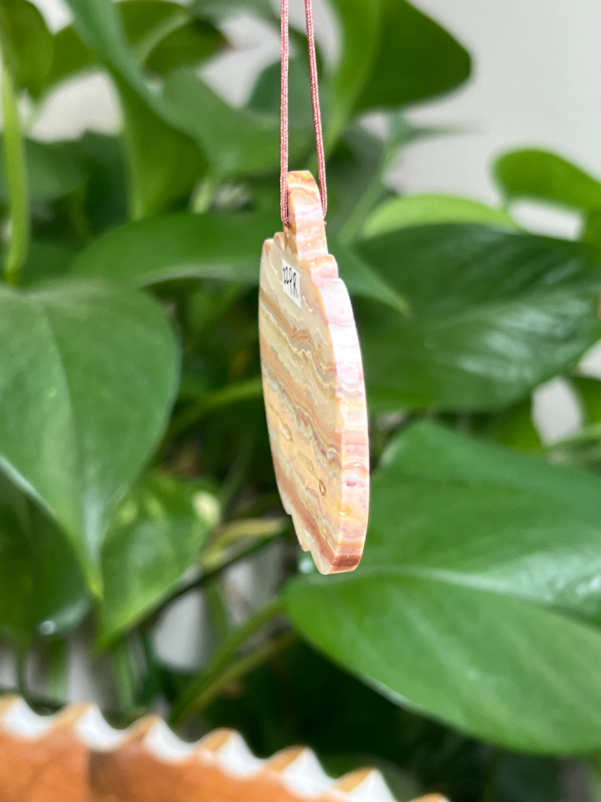 Crazy Lace Agate Ornament Pumpkin: PR
