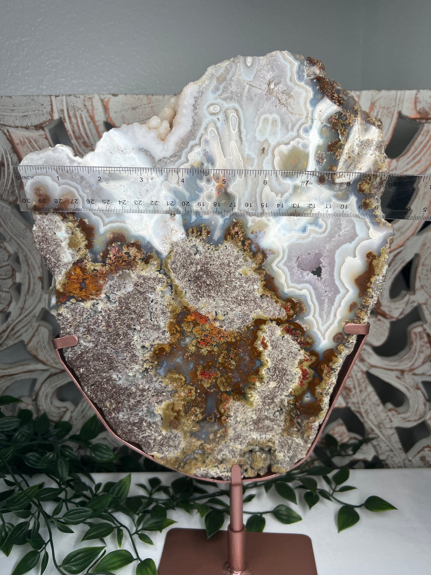 Scenic Moss Agate Slab