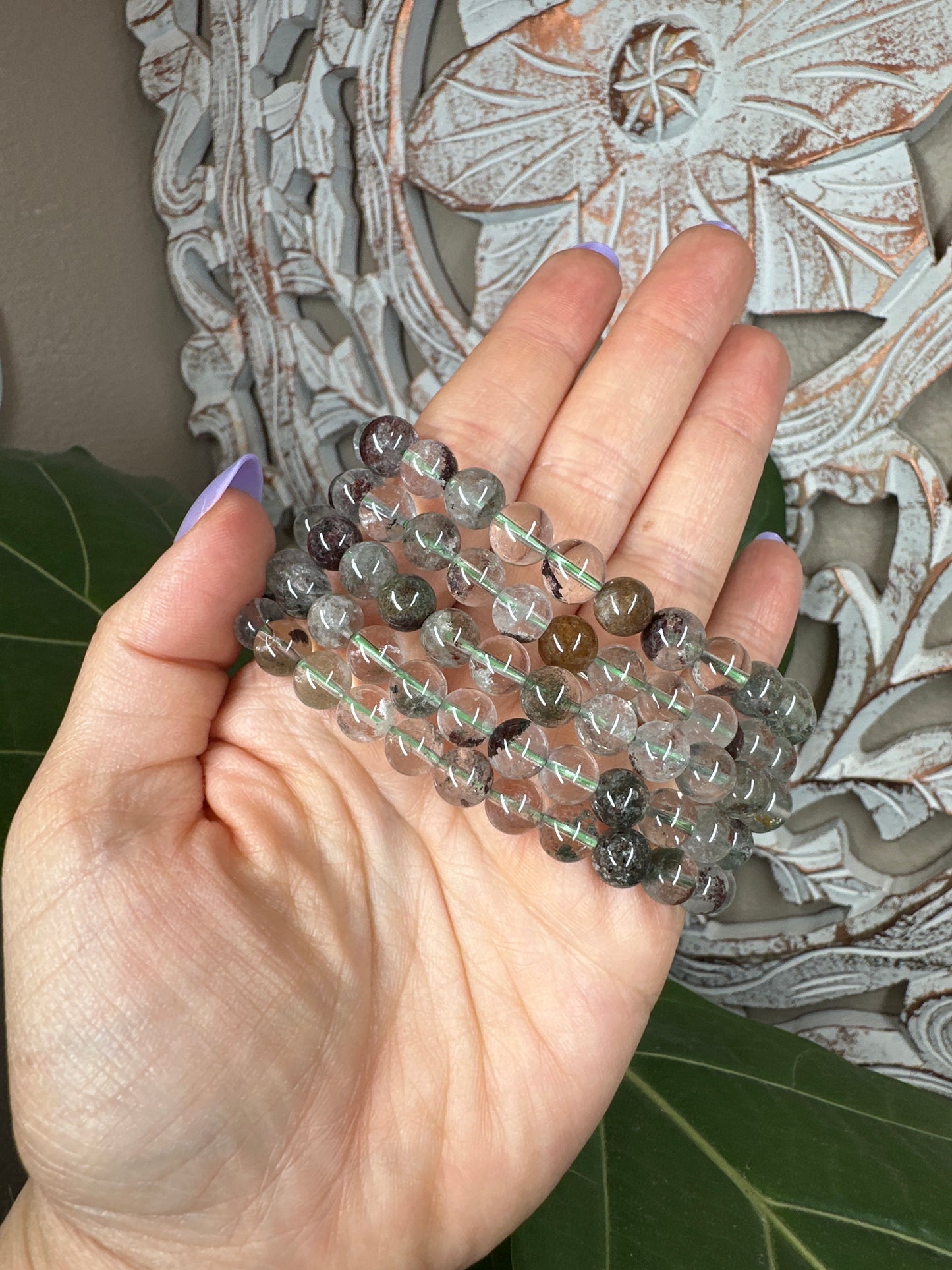 Garden Quartz Beaded Bracelet (8mm)