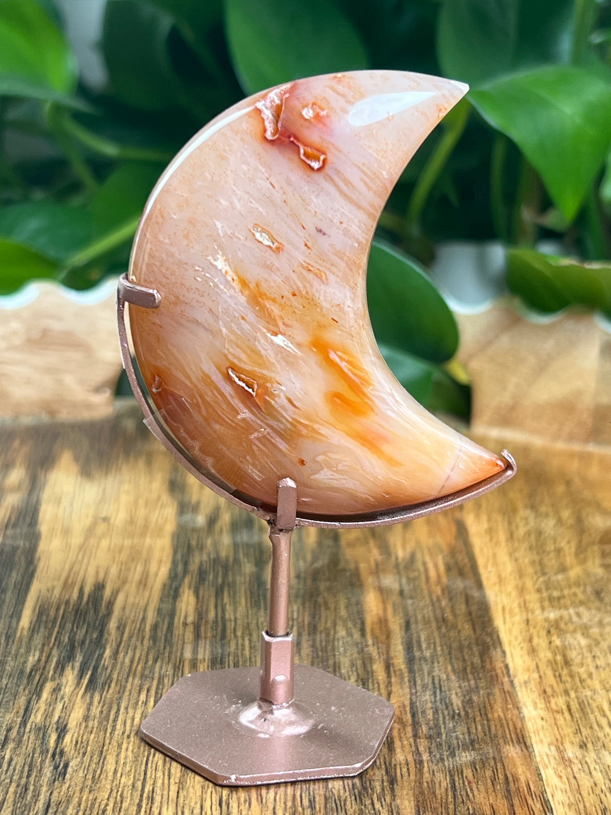 Carnelian Mini Puffy Moon: TA
