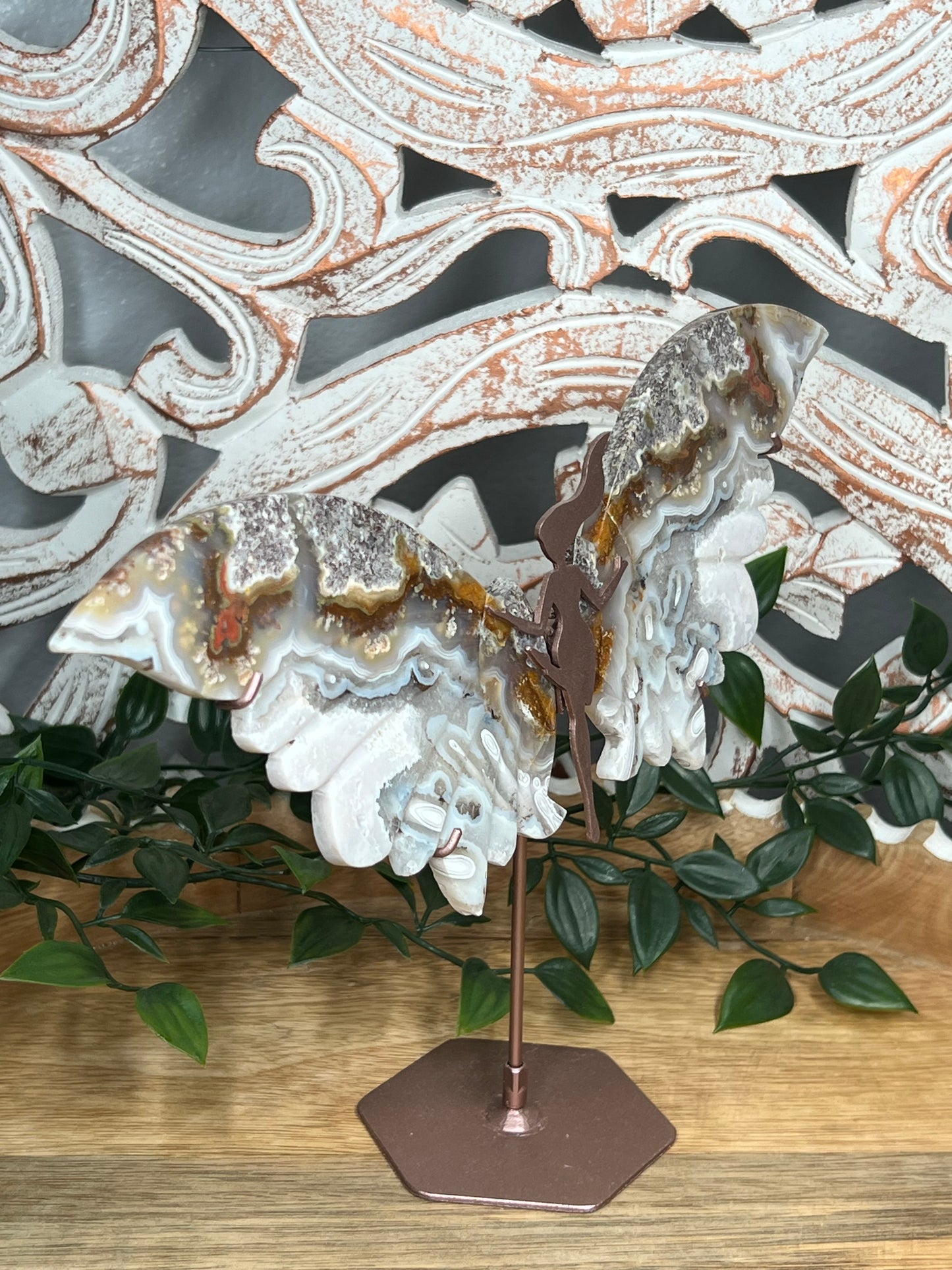 Scenic Moss Agate Wings