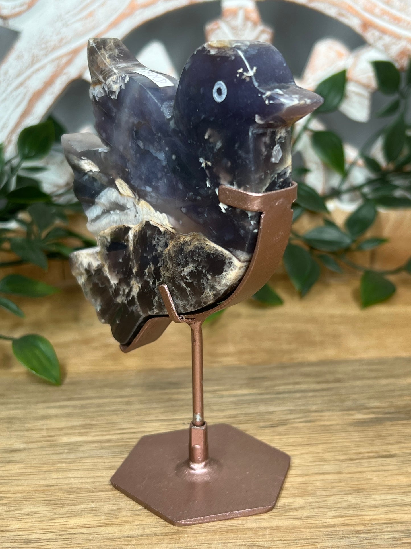 Purple Chalcedony Bird