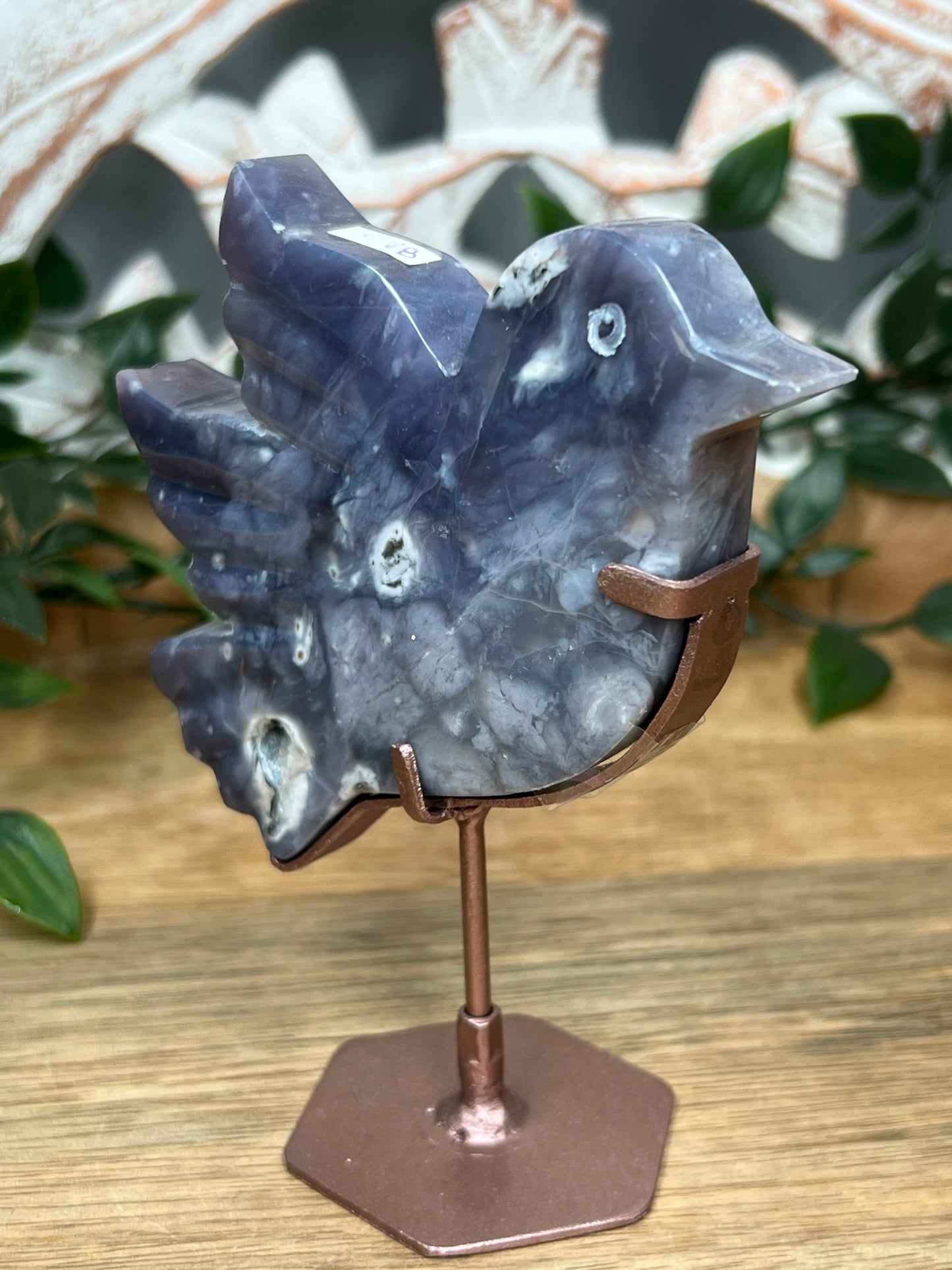 Purple Chalcedony Bird