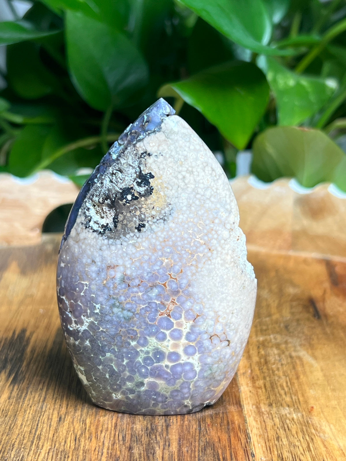 Grape Agate Flame: Qi