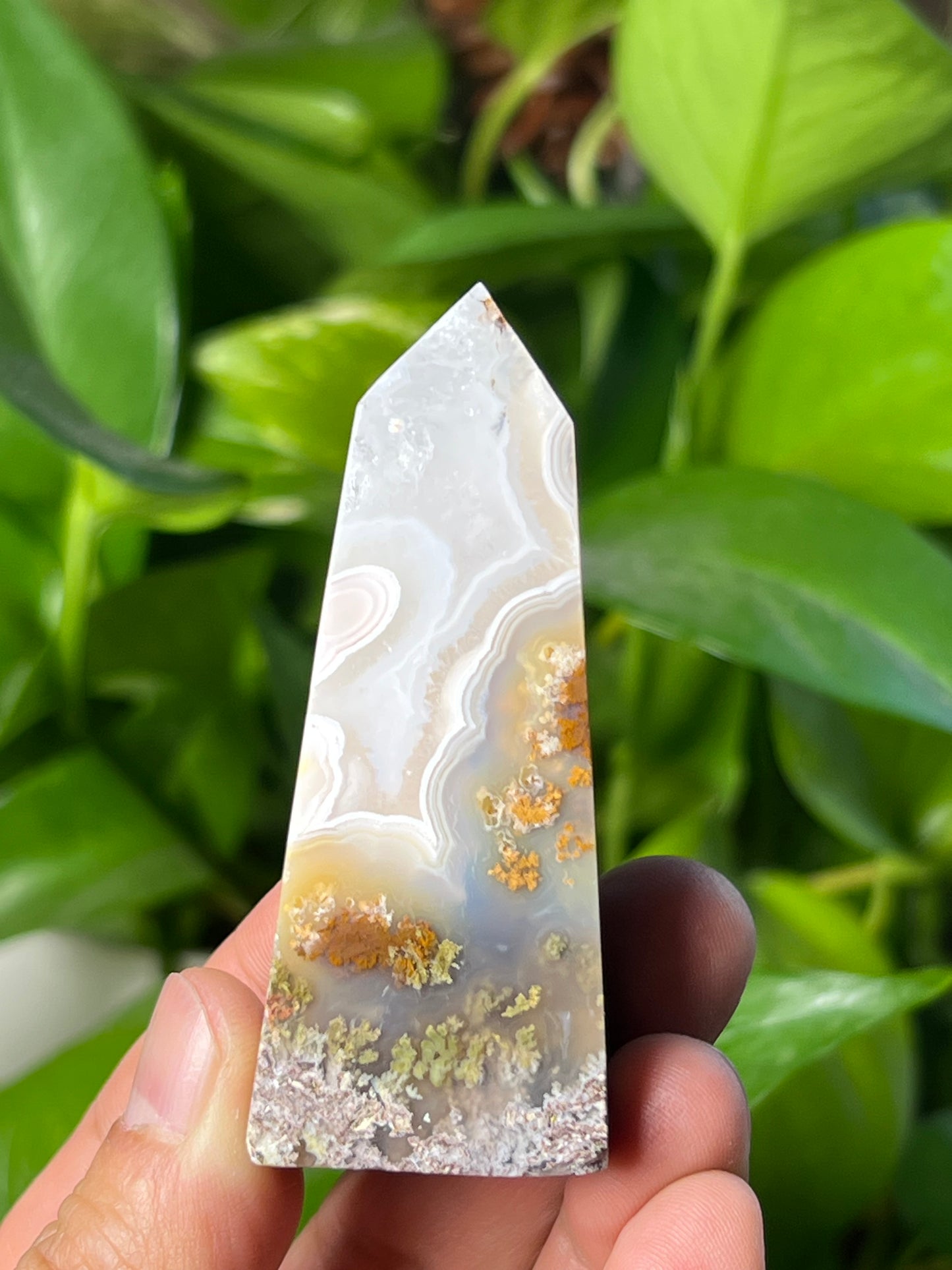 Scenic Moss Agate Tower