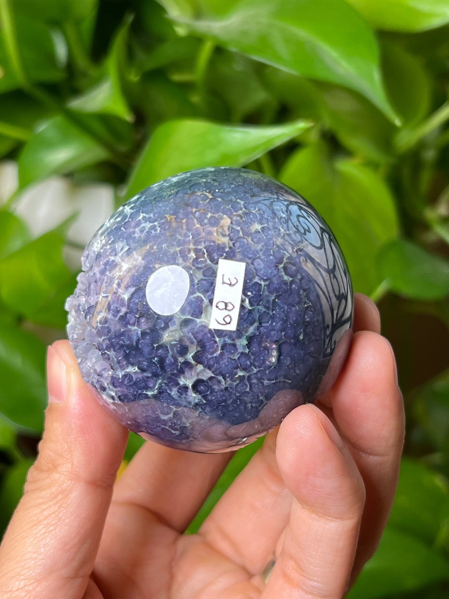 Grape Agate Sphere