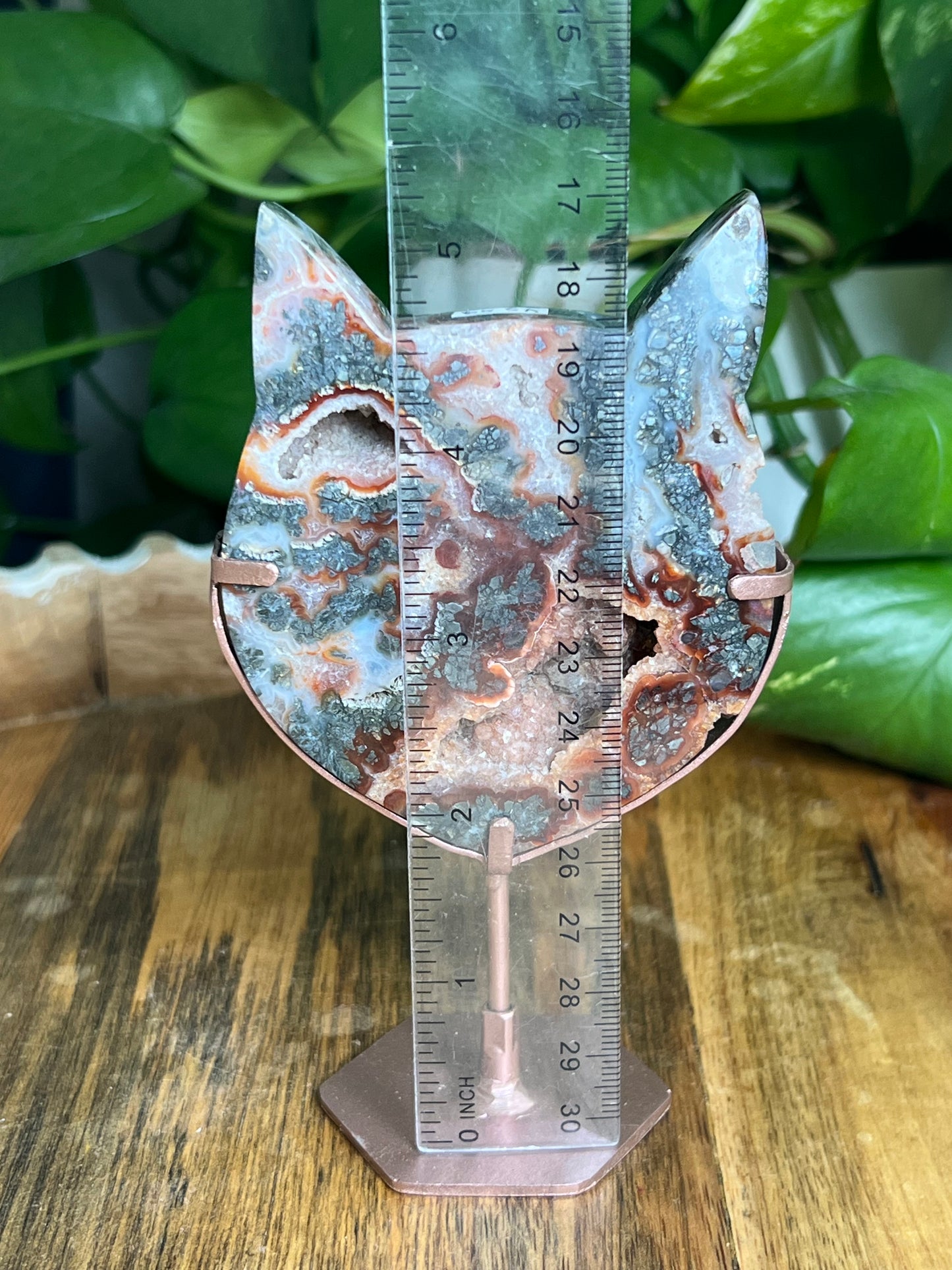 Marcasite Cat Head