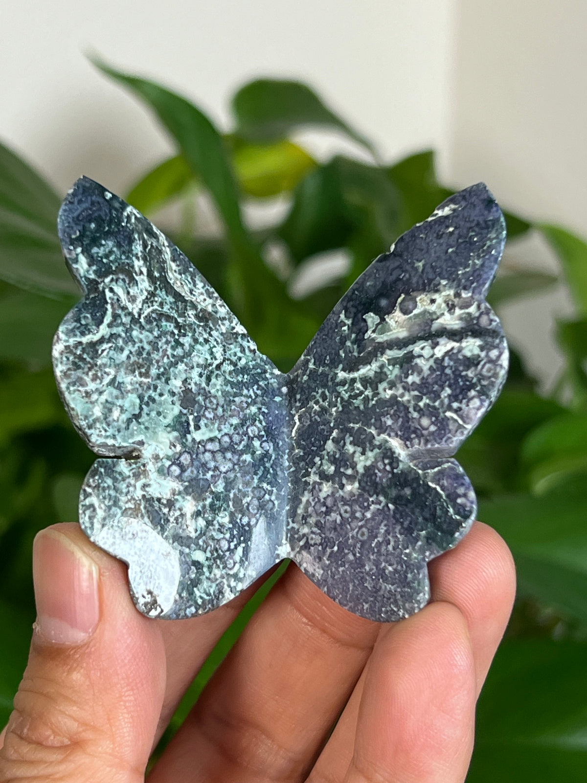 Grape Agate 3D Butterflies