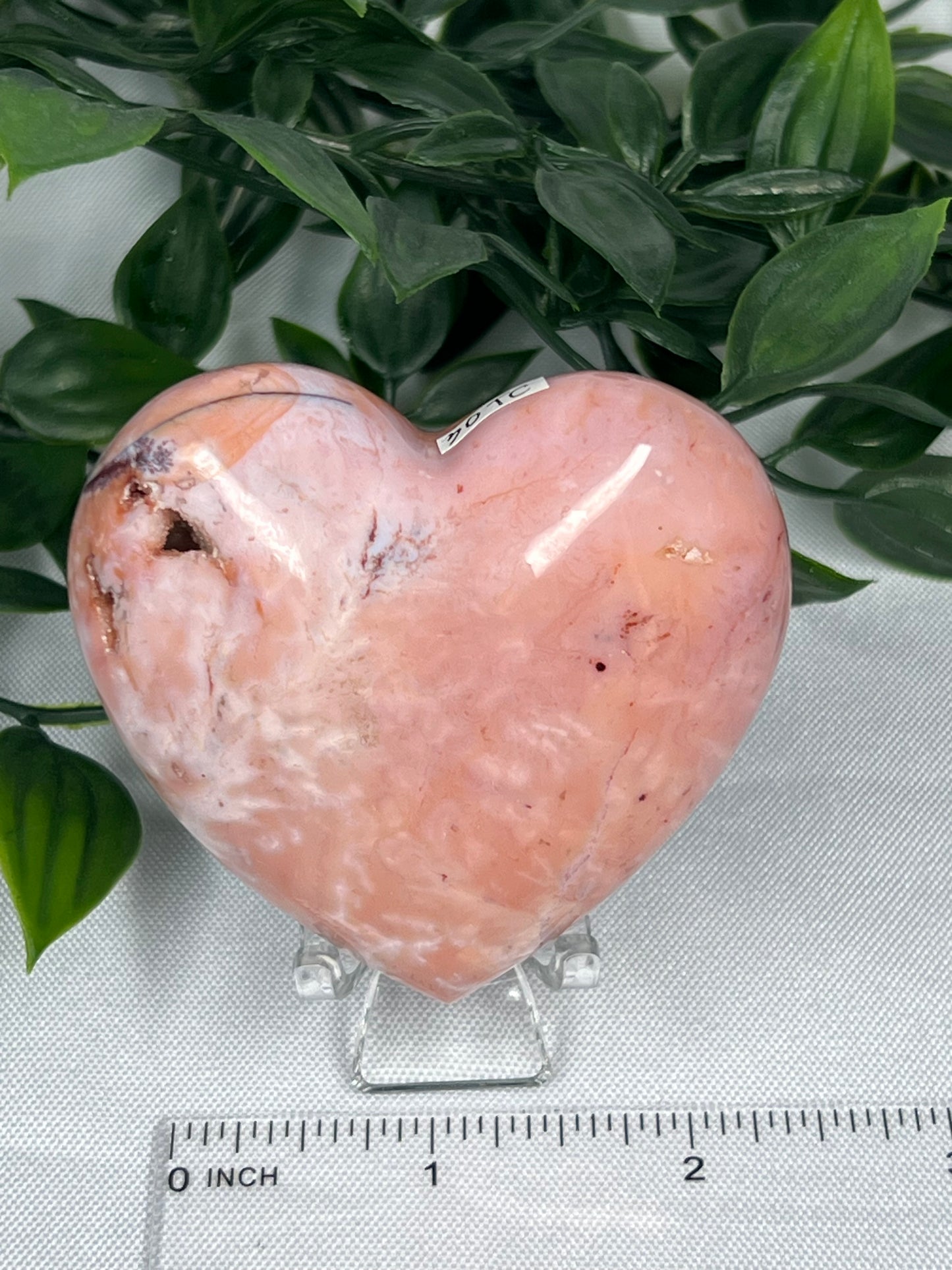 Pink Carnelian Heart