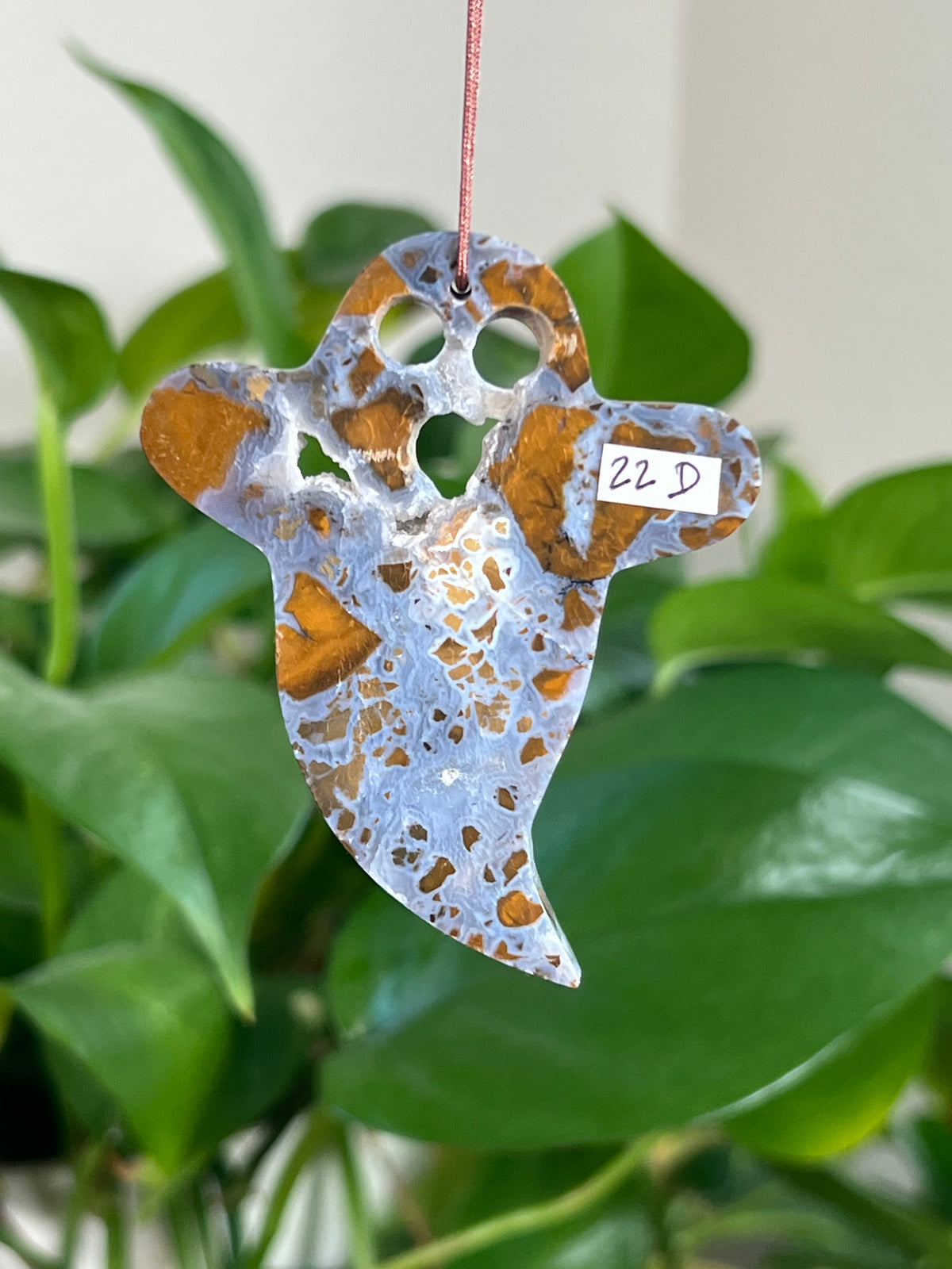 Brecciated Jasper Ghost Ornaments