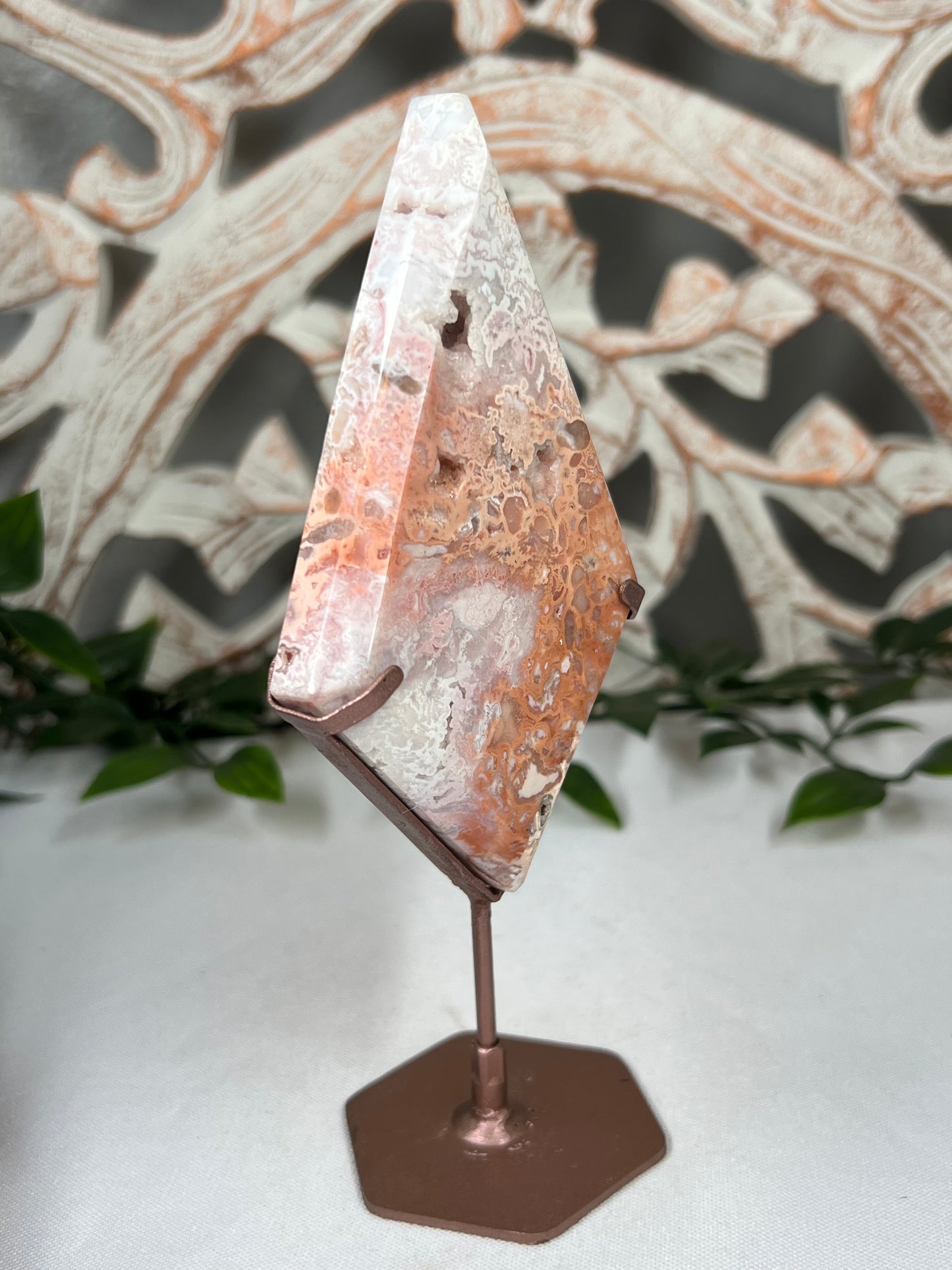 Pink Carnelian Diamond