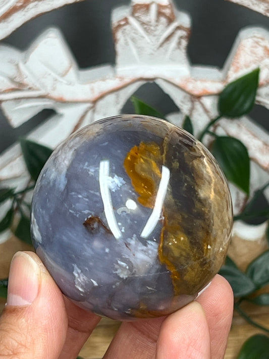 Purple Chalcedony Sphere