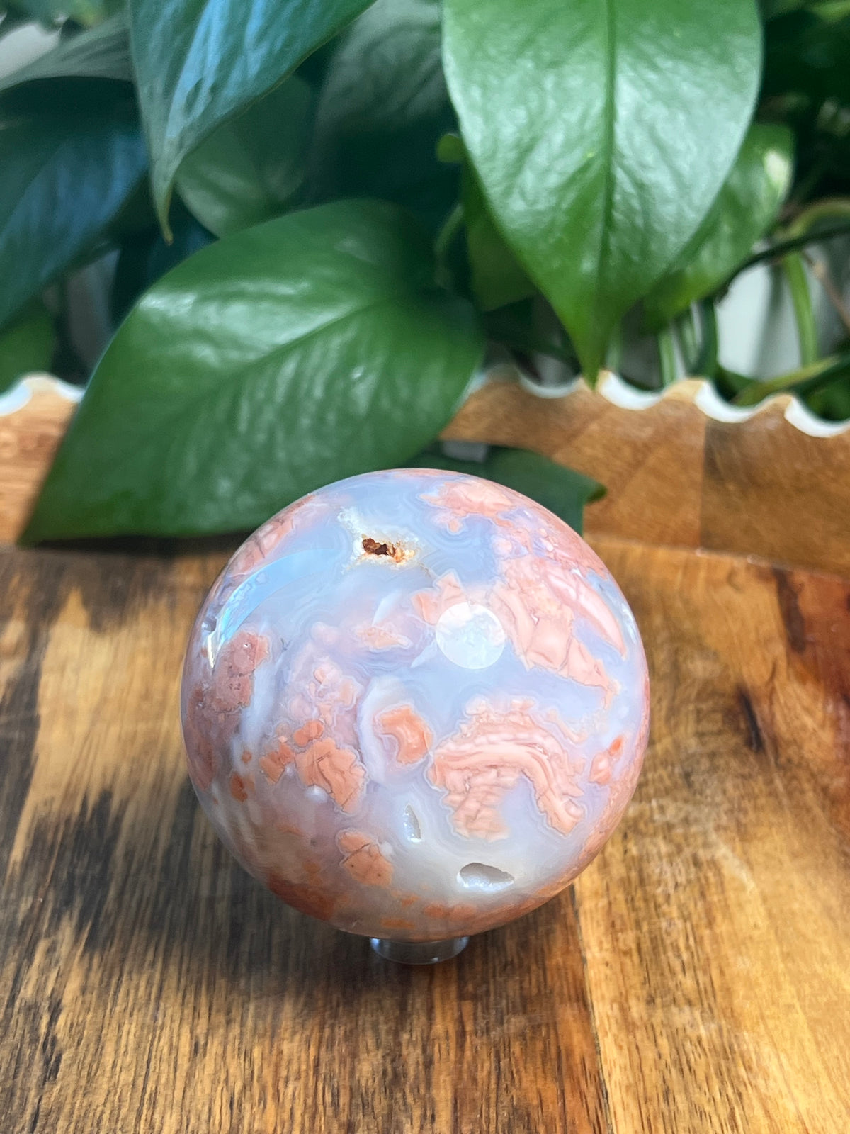 Brecciated Jasper Sphere: A