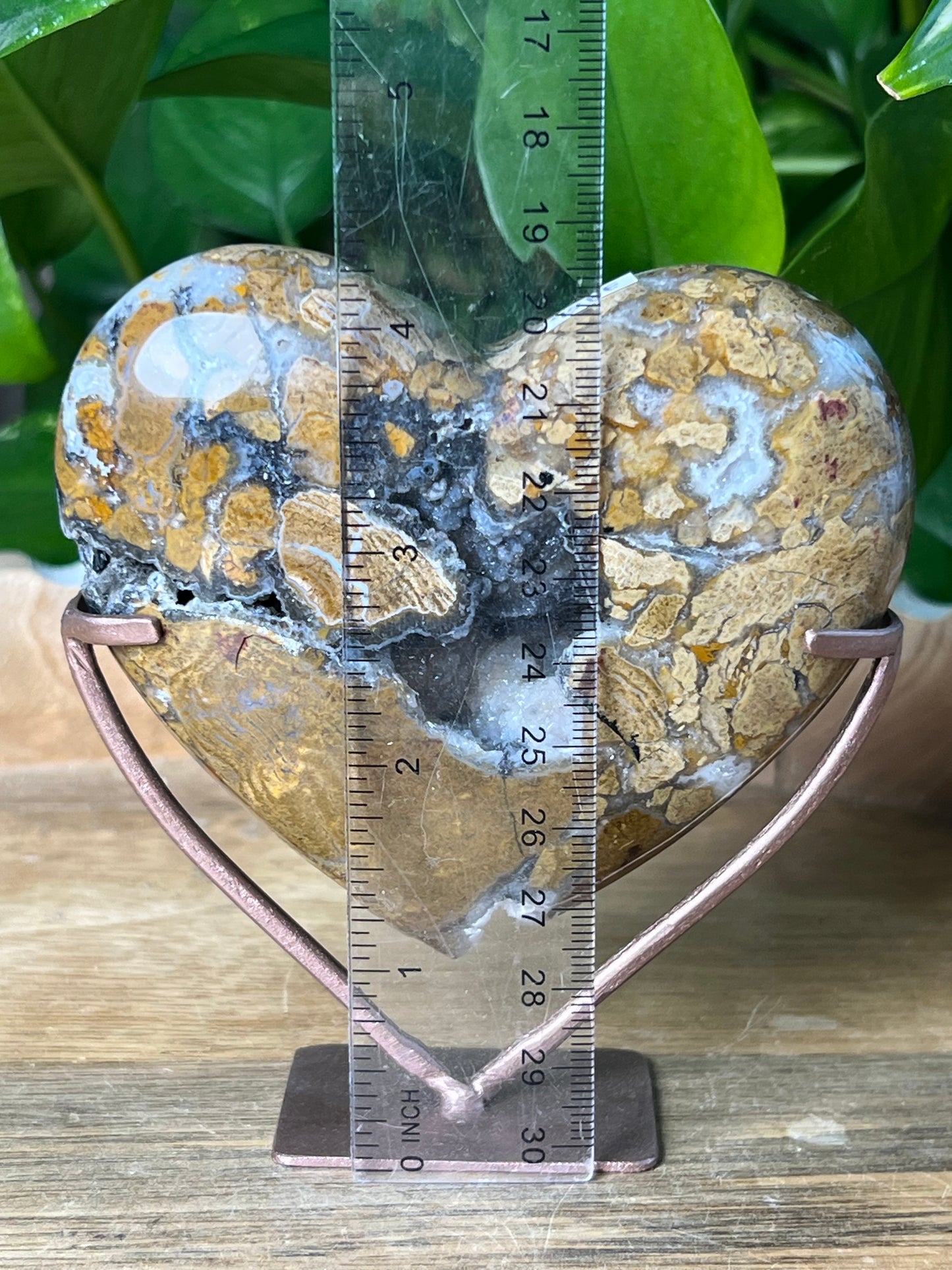 Brecciated Jasper Heart