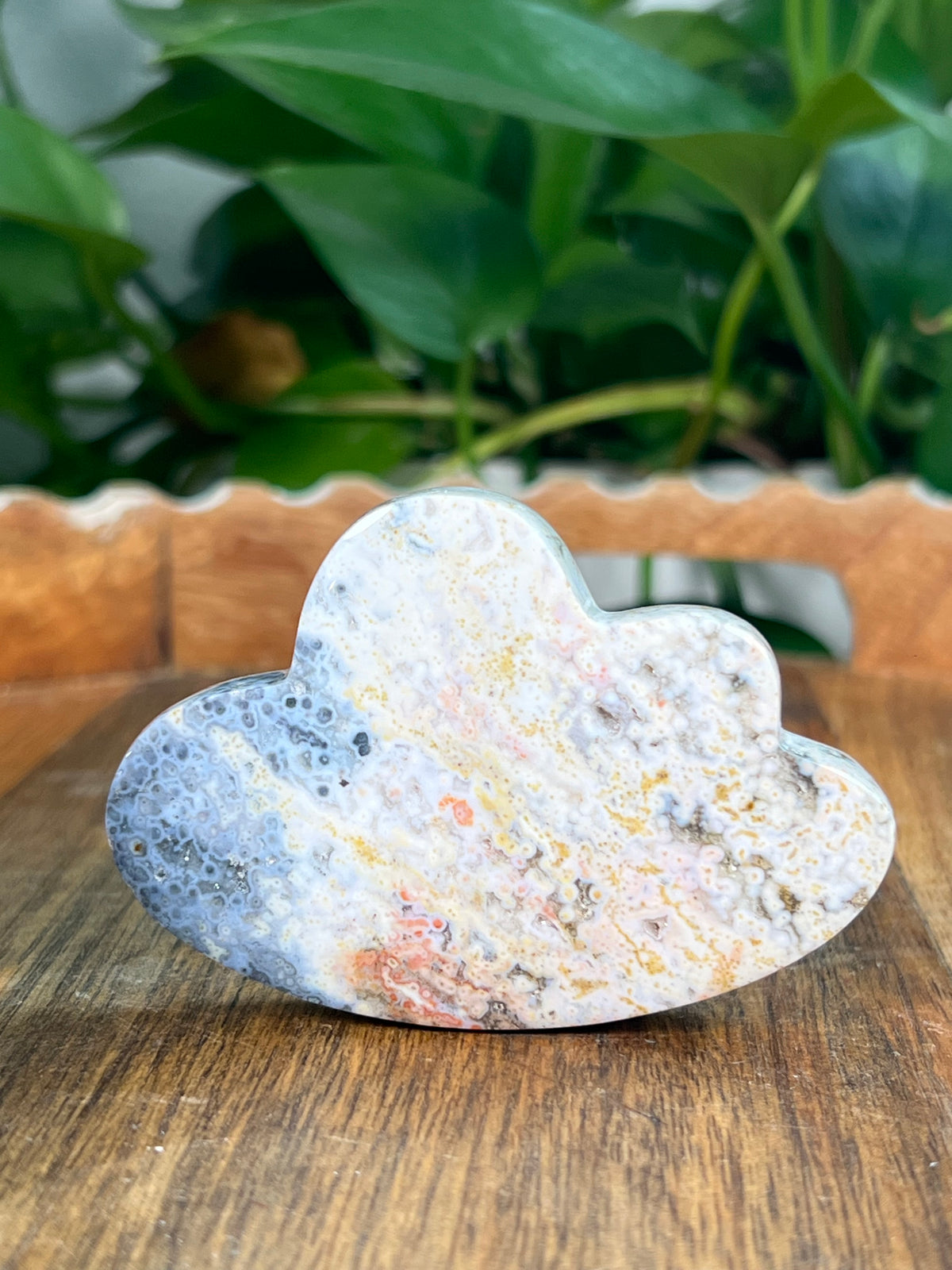 Sea Jasper Self Standing Small Clouds