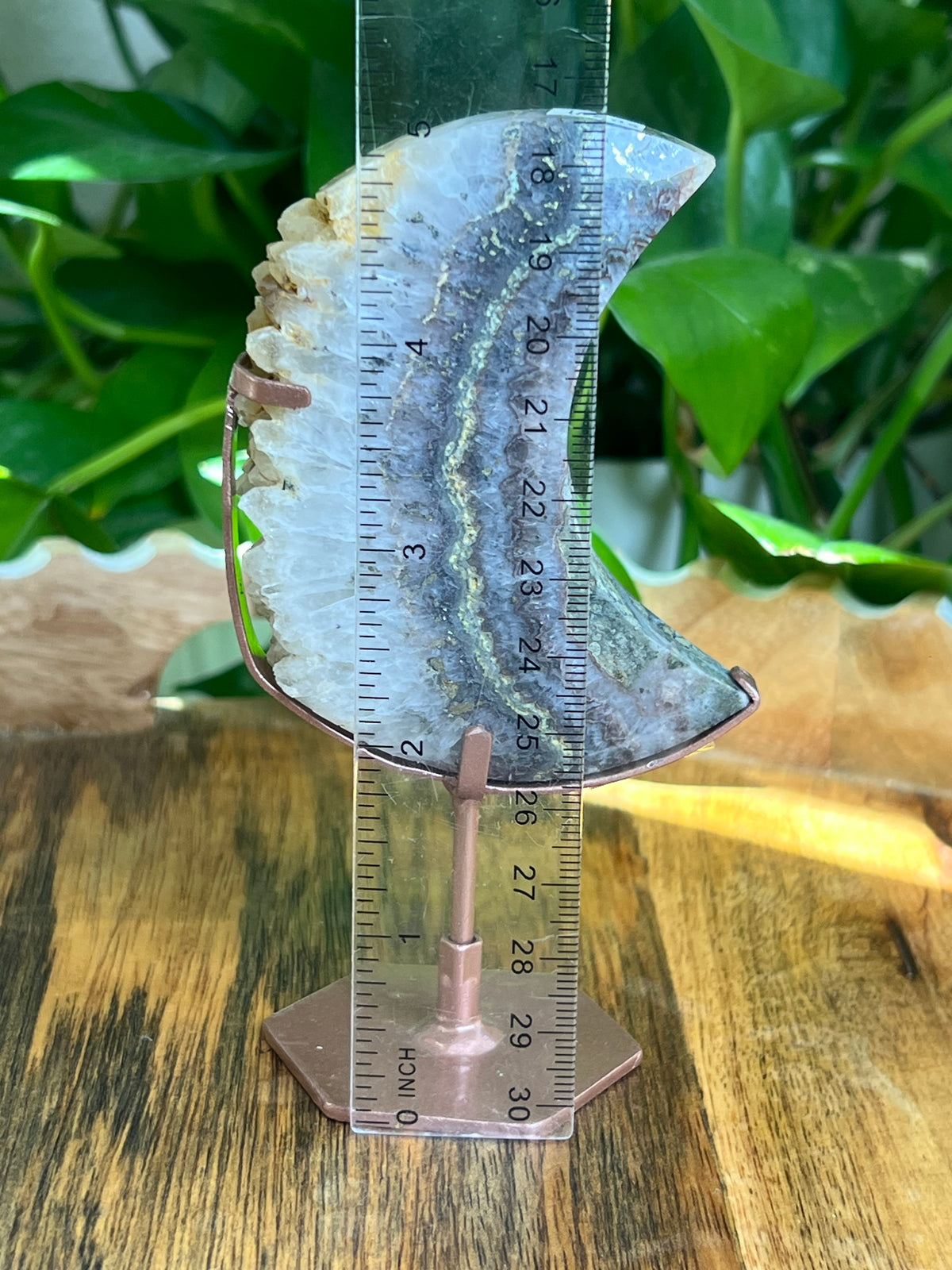 Amethyst Agate Moon: RA