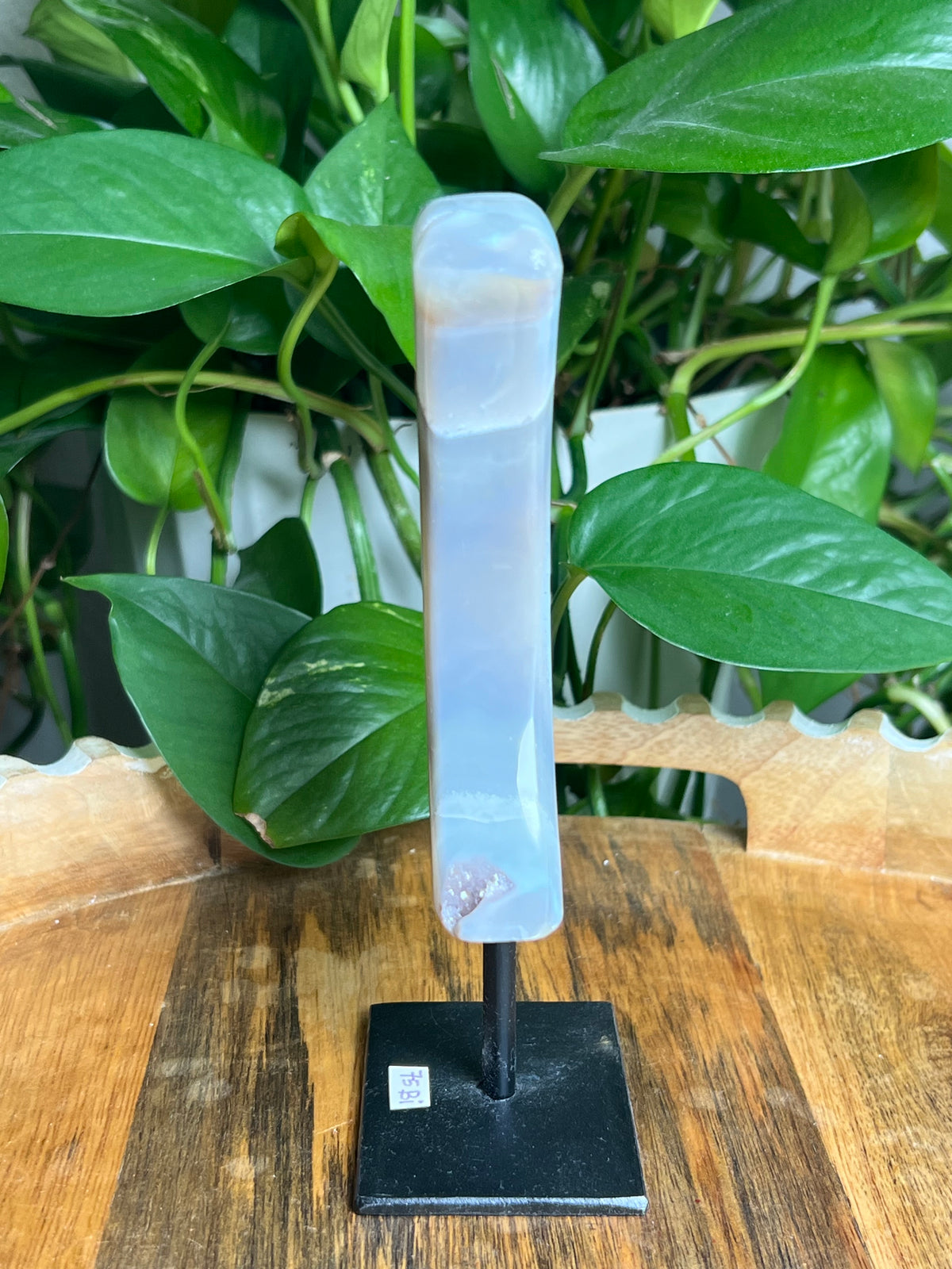 Brazilian Druzy Agate Moon: Bi