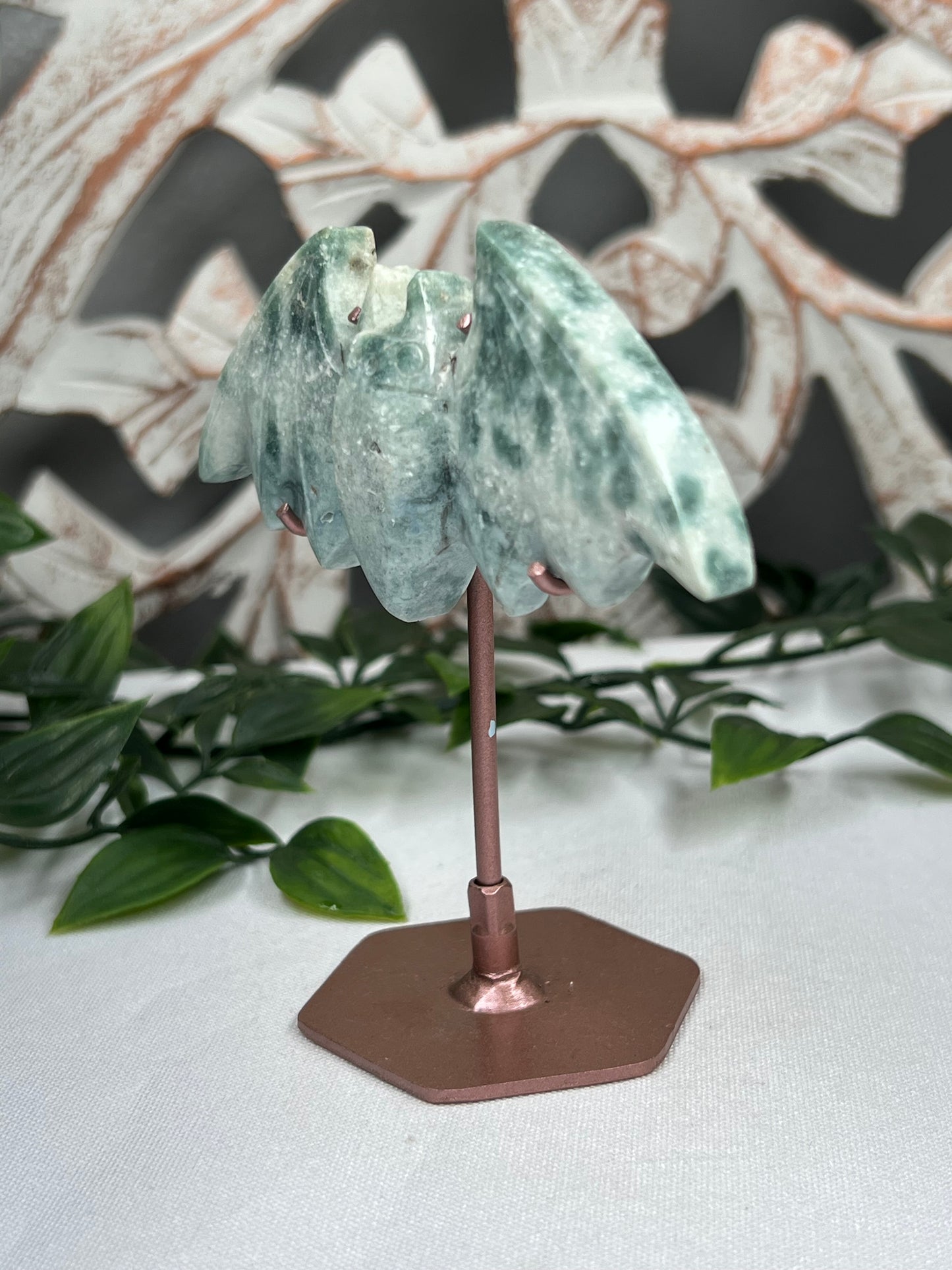 Blue Green Jasper Bat