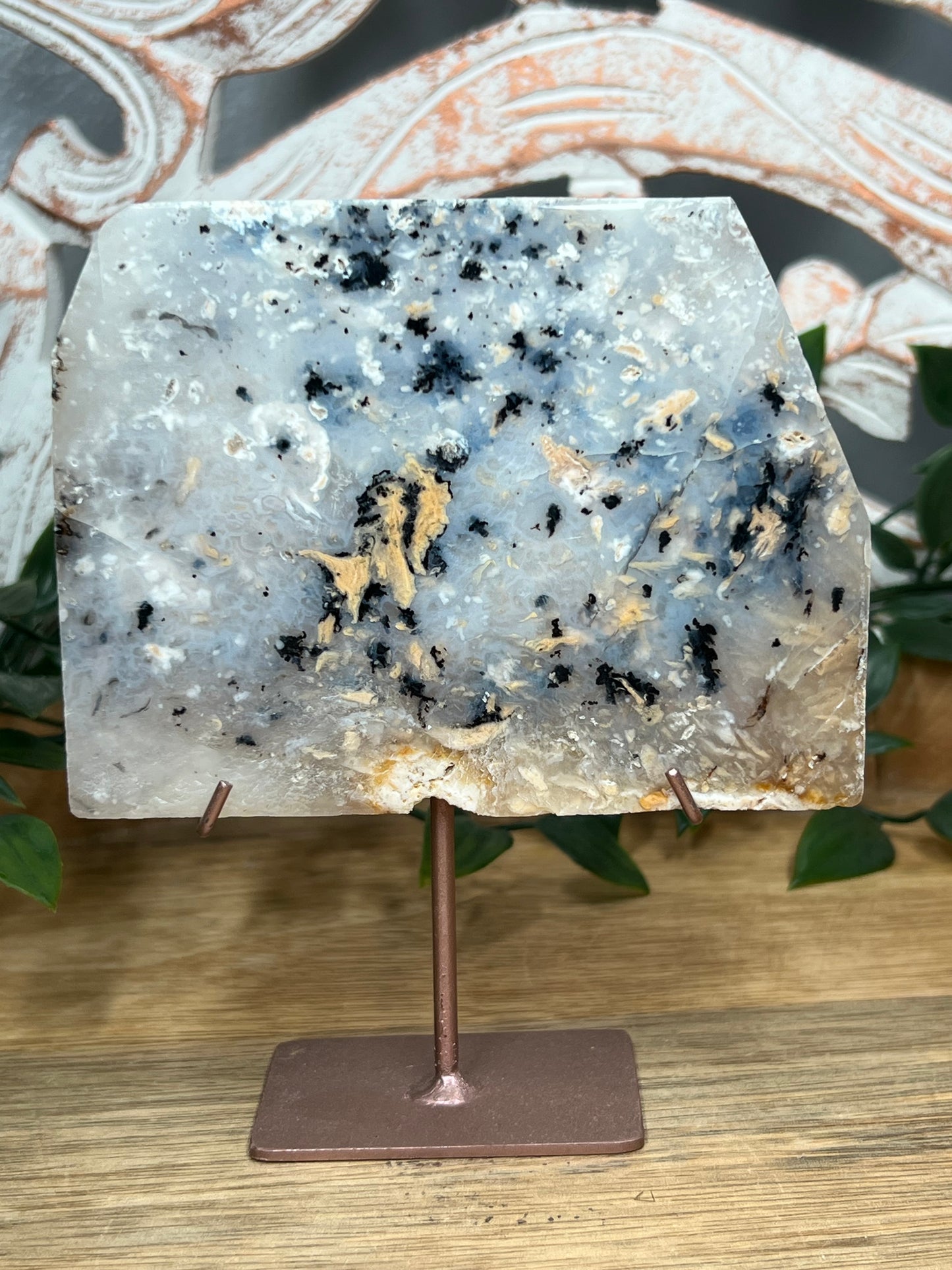 Dendritic Tiger Agate Slab