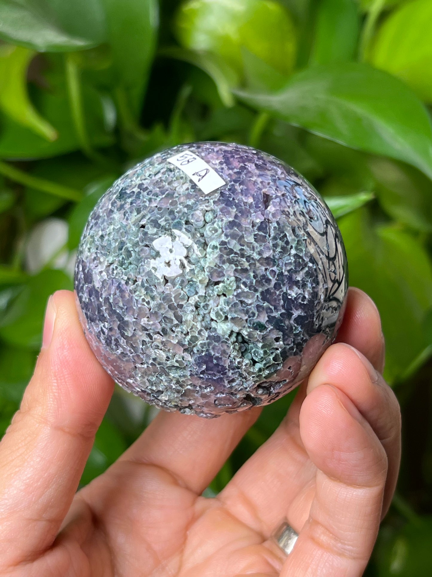 Grape Agate Sphere